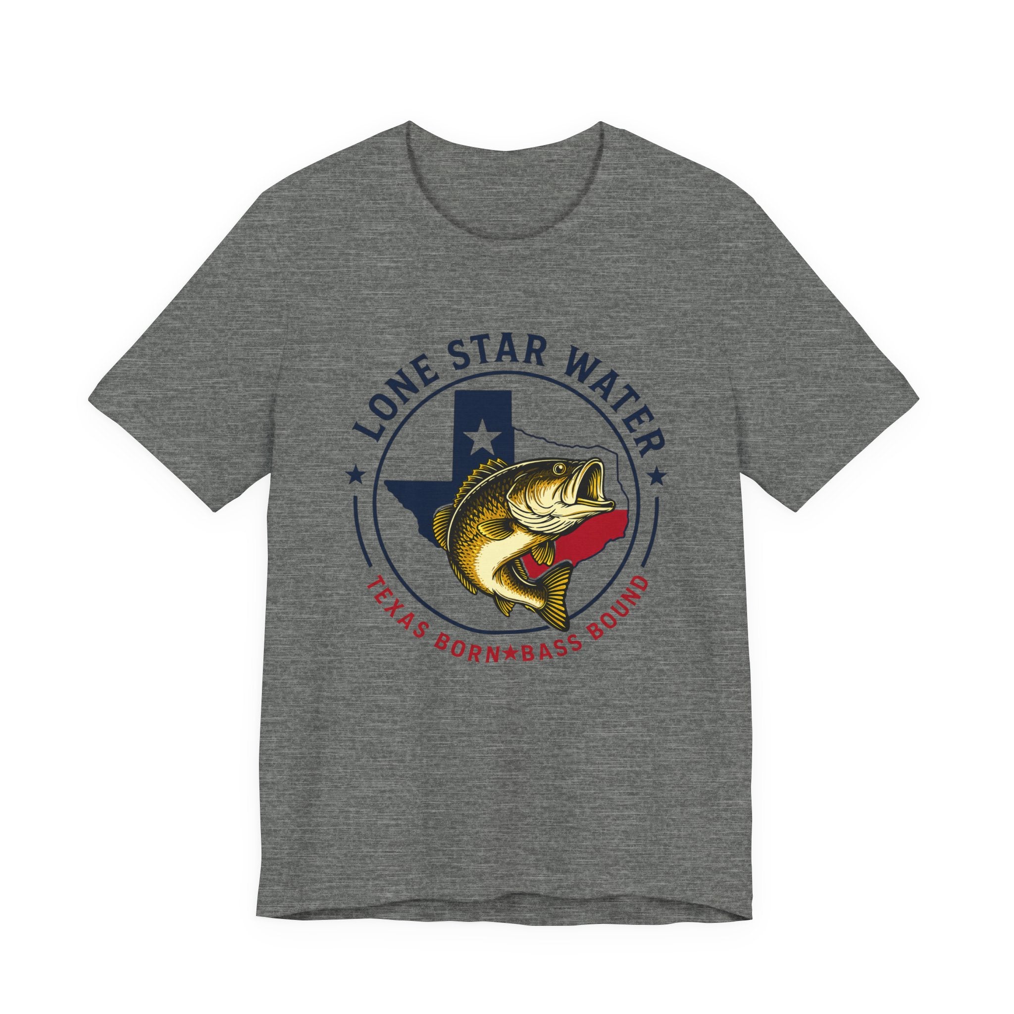 Texas Born, Bass Bound - Graphic Fishing Tshirt