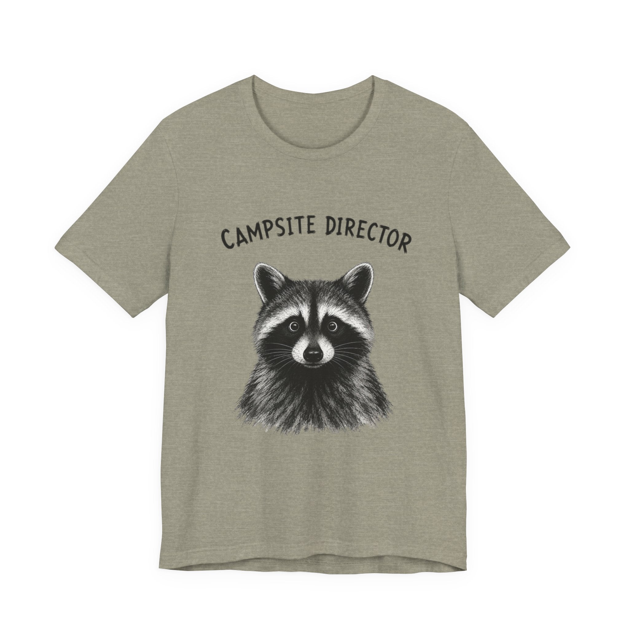 Campsite Director Raccoon Graphic Tshirt