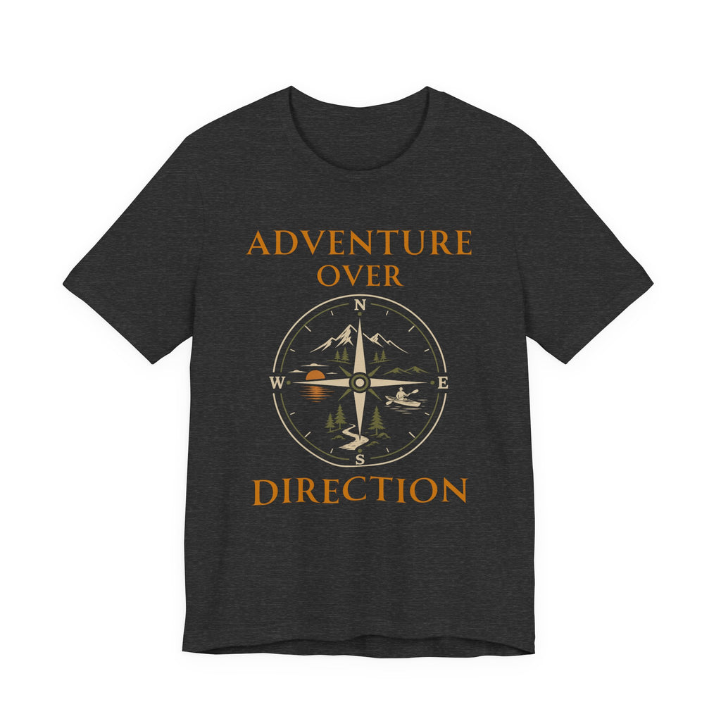 Adventure Over Direction | Outdoor Adventure T-Shirt