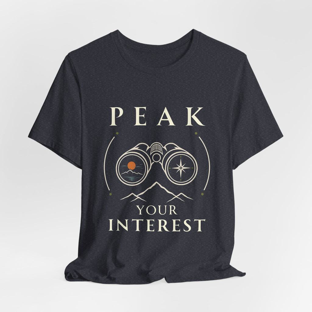 Peak Your Interest | Outdoor Adventure Binoculars T-Shirt