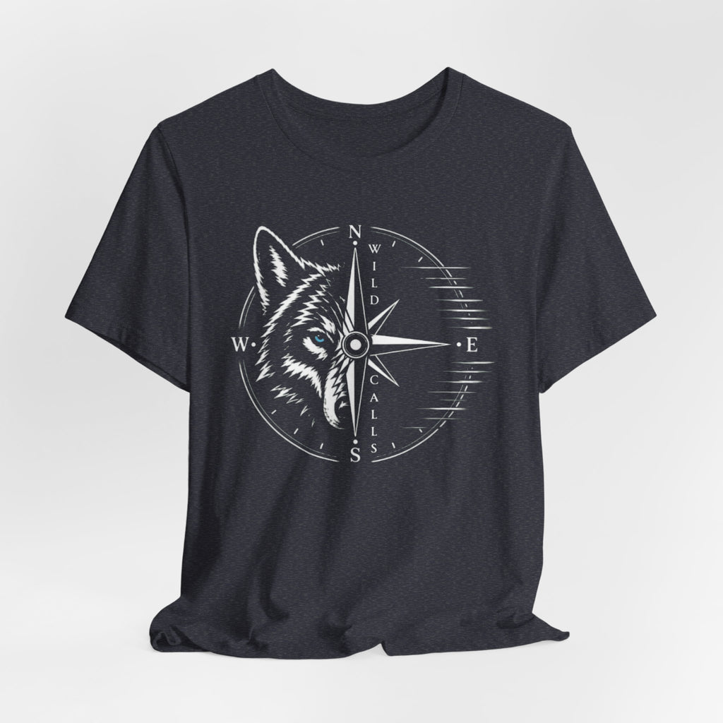 Wild Calls Wolf | Vintage Wilderness Adventure T-Shirt