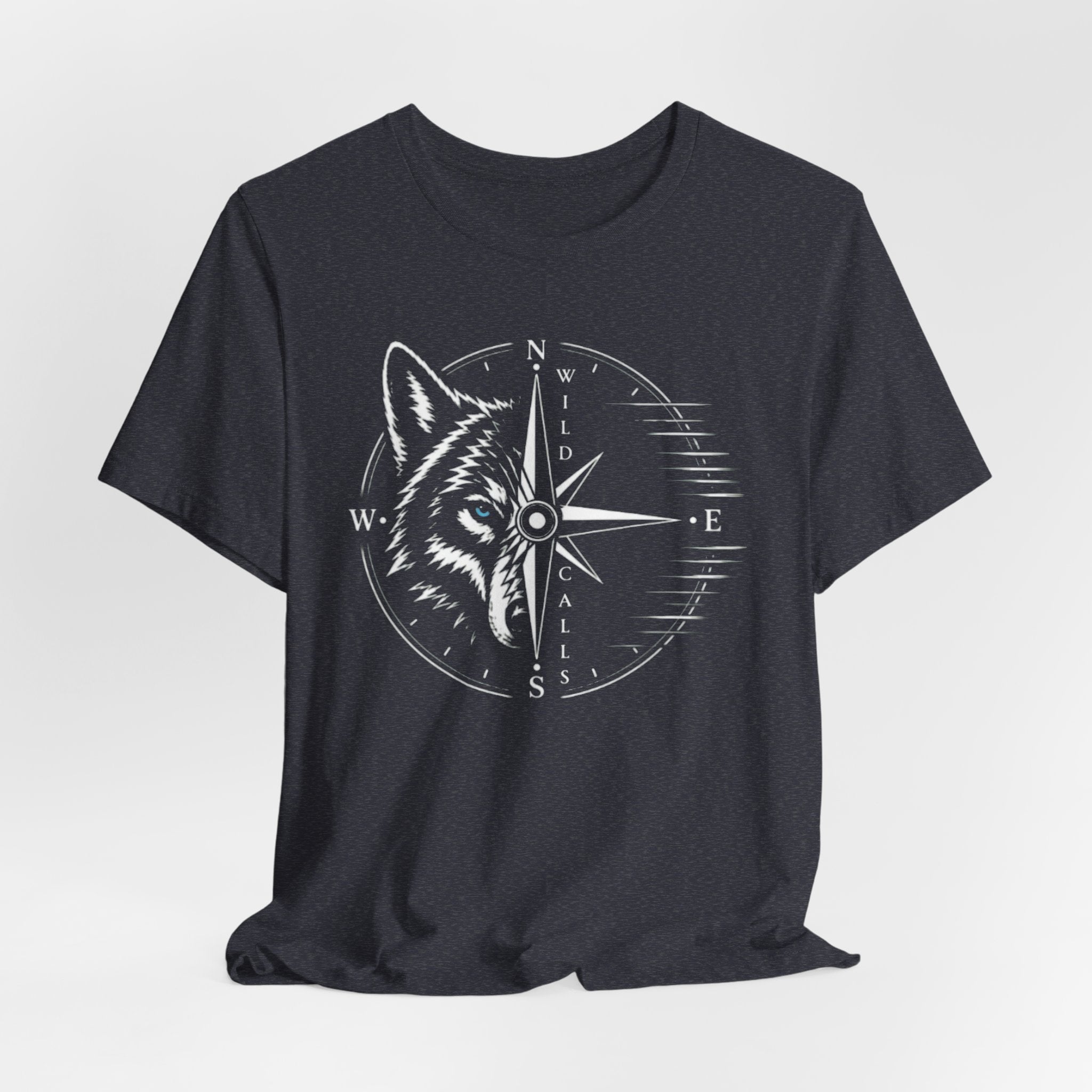 Wild Calls Wolf | Vintage Wilderness Adventure T-Shirt