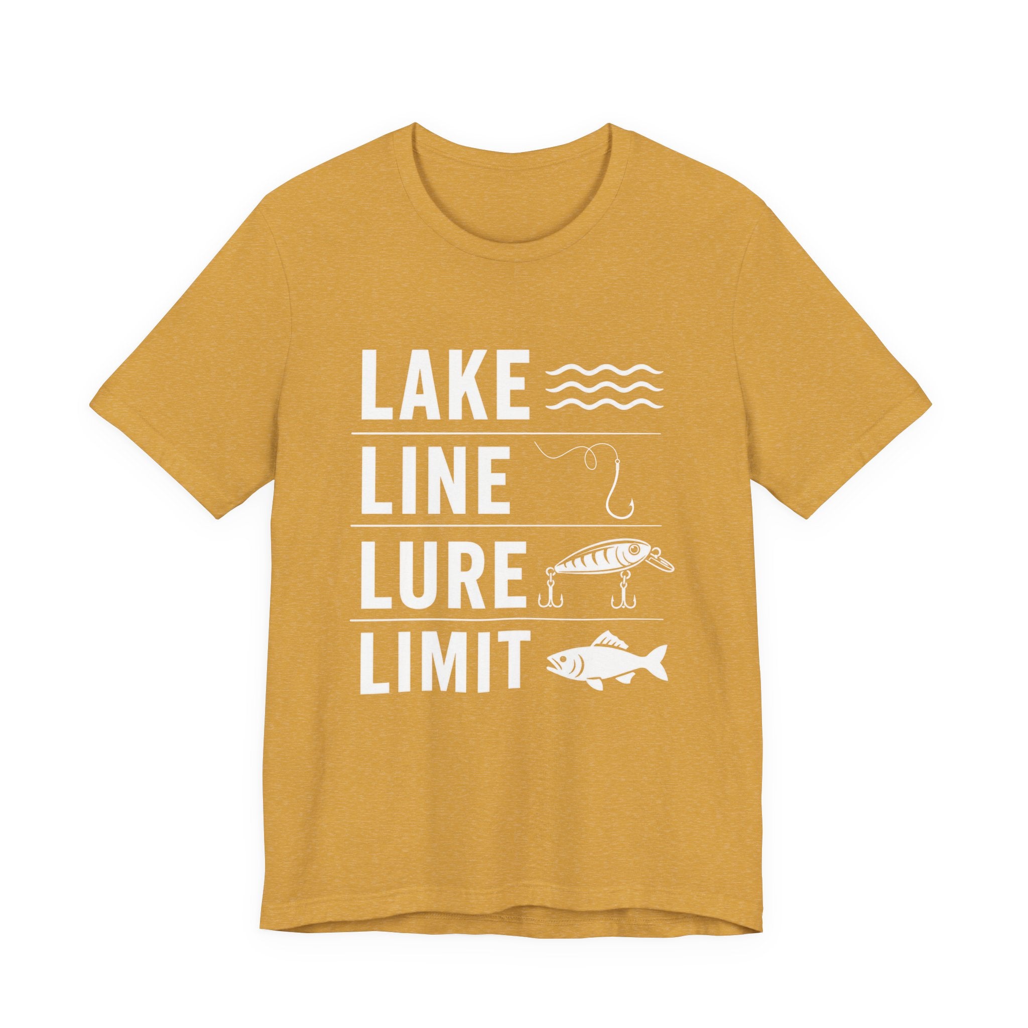 Lake Line Lure Limit - Graphic Fishing T-Shirt