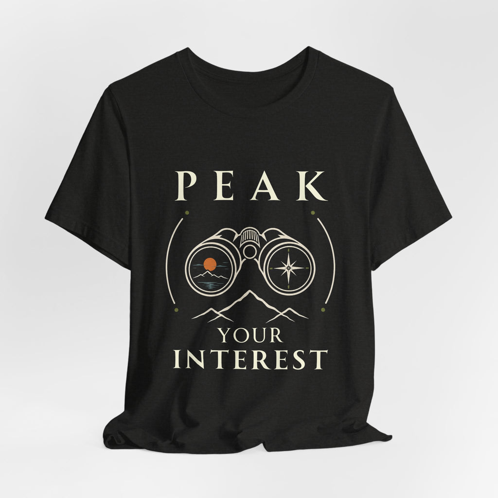 Peak Your Interest | Outdoor Adventure Binoculars T-Shirt