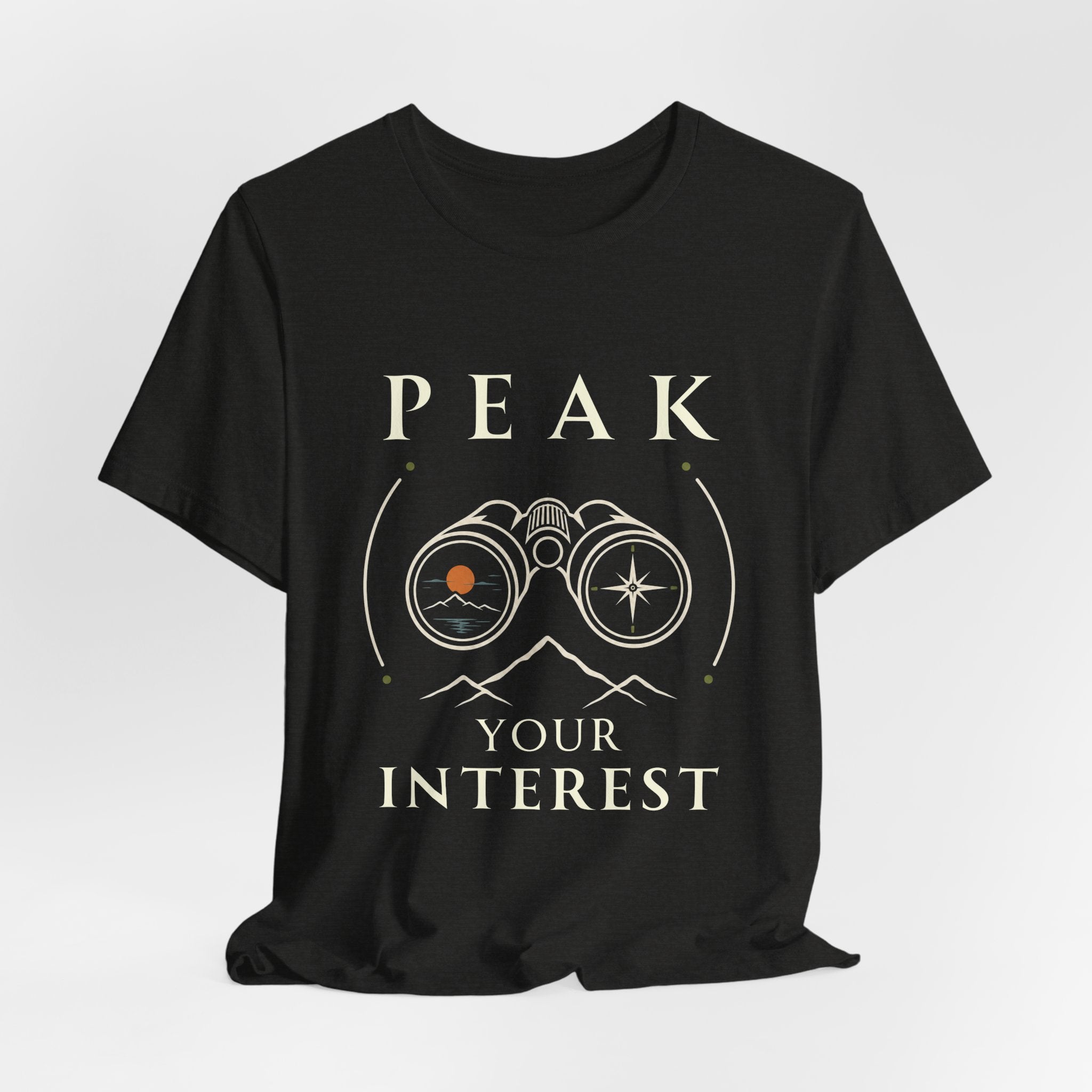 Peak Your Interest | Outdoor Adventure Binoculars T-Shirt