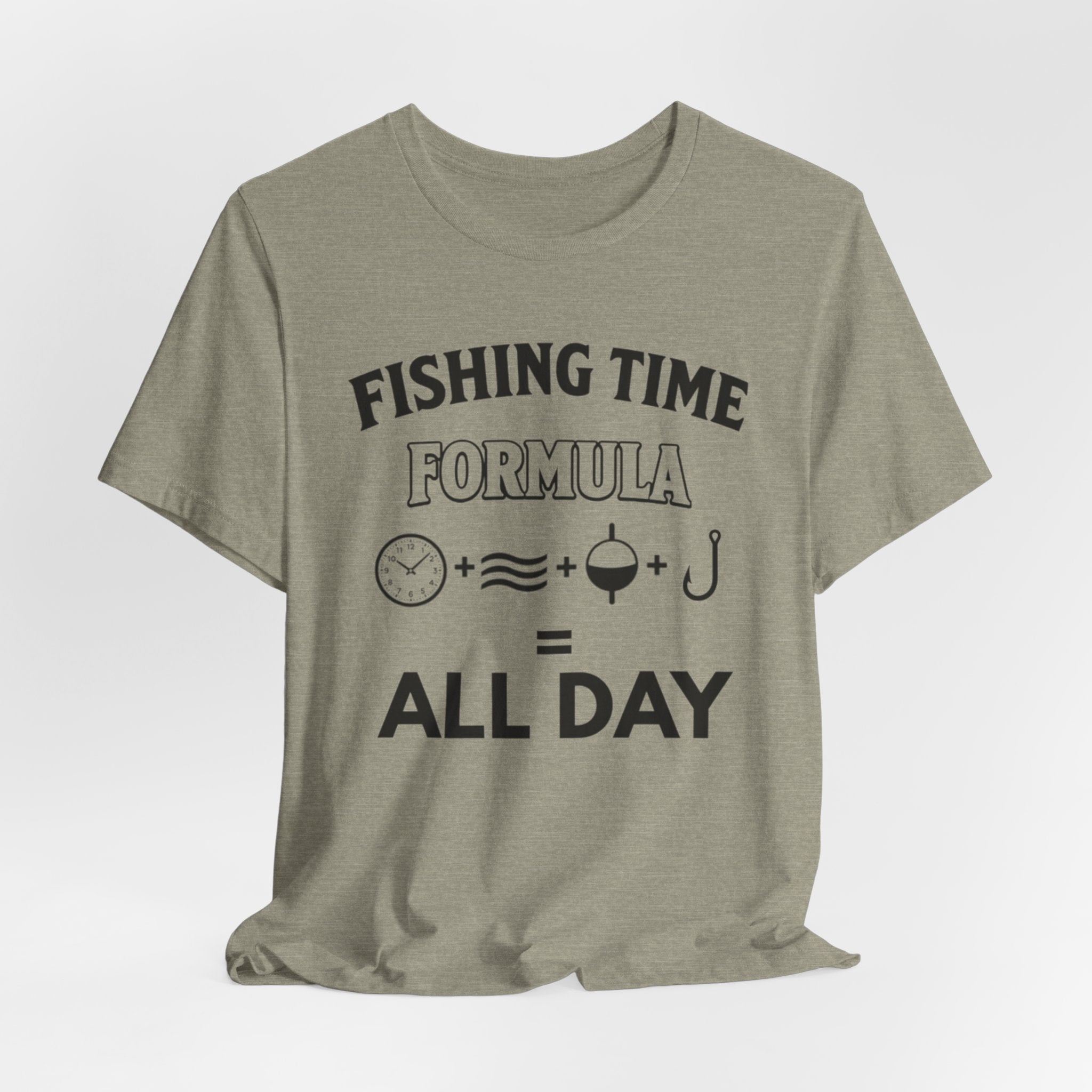 Fishing Time Formula | Funny Fishing Graphic T-Shirt