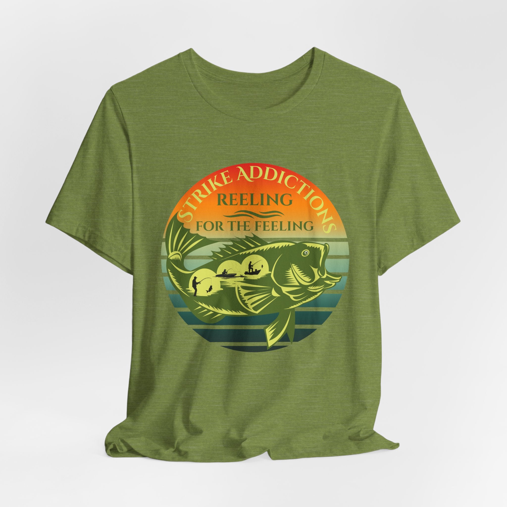 Strike Addiction – Reeling for the Feeling Fishing T-Shirt