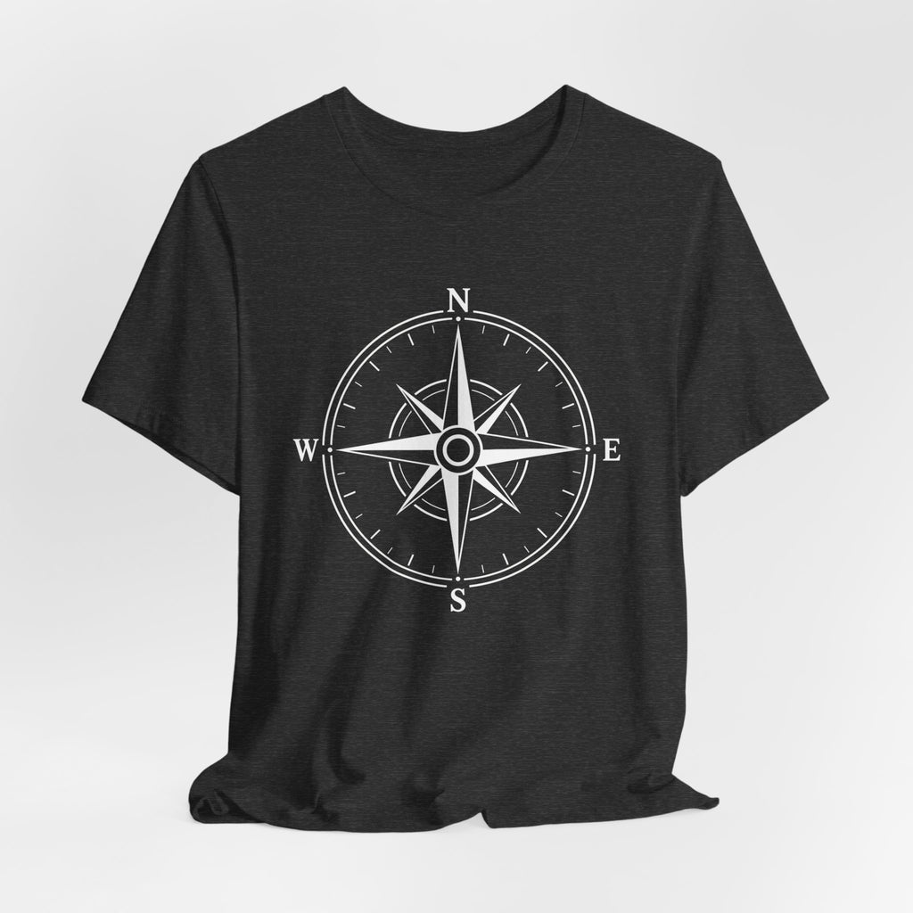 Classic Compass Rose | Minimalist Outdoor Adventure T-Shirt