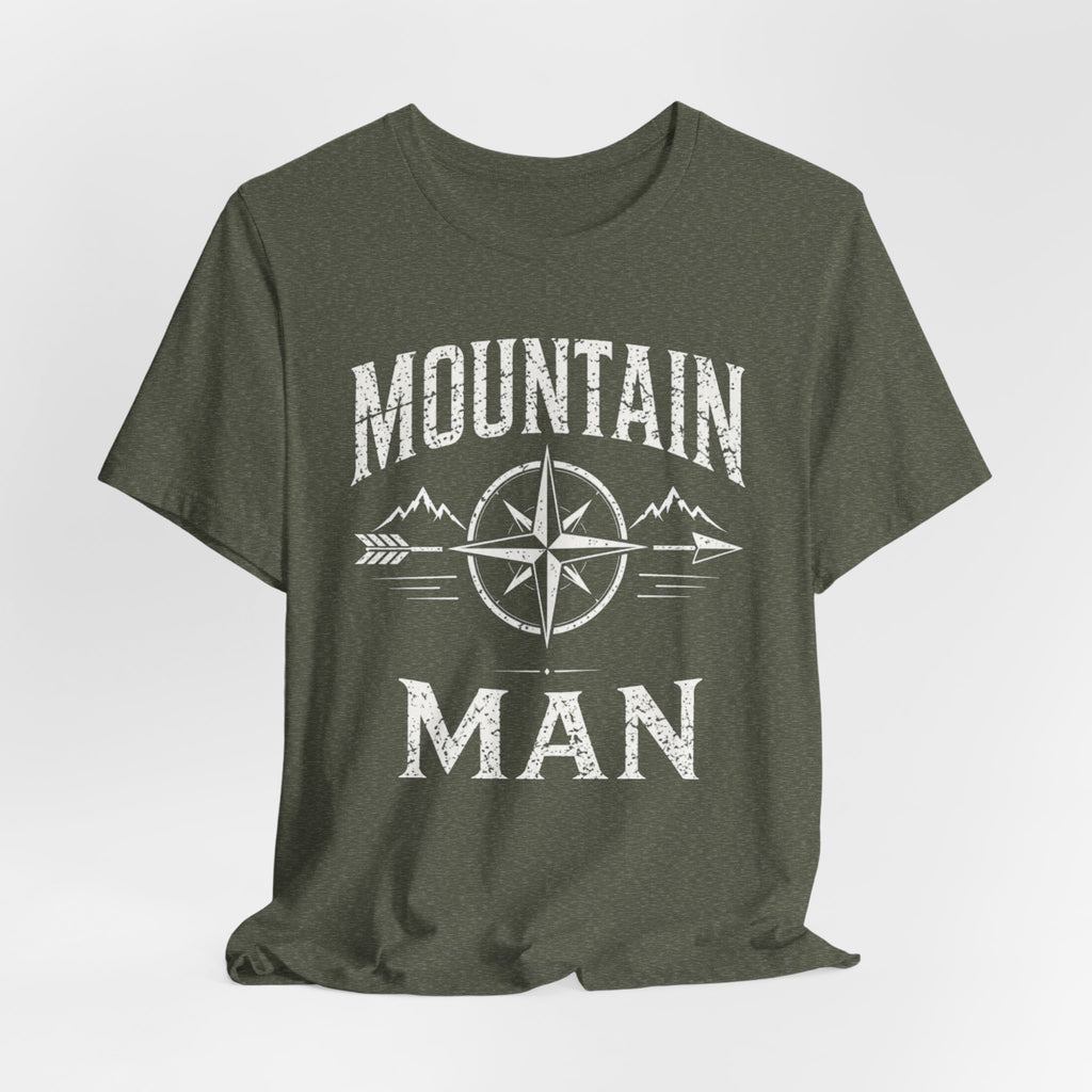 Mountain Man | Vintage Compass Outdoor Adventure T-Shirt