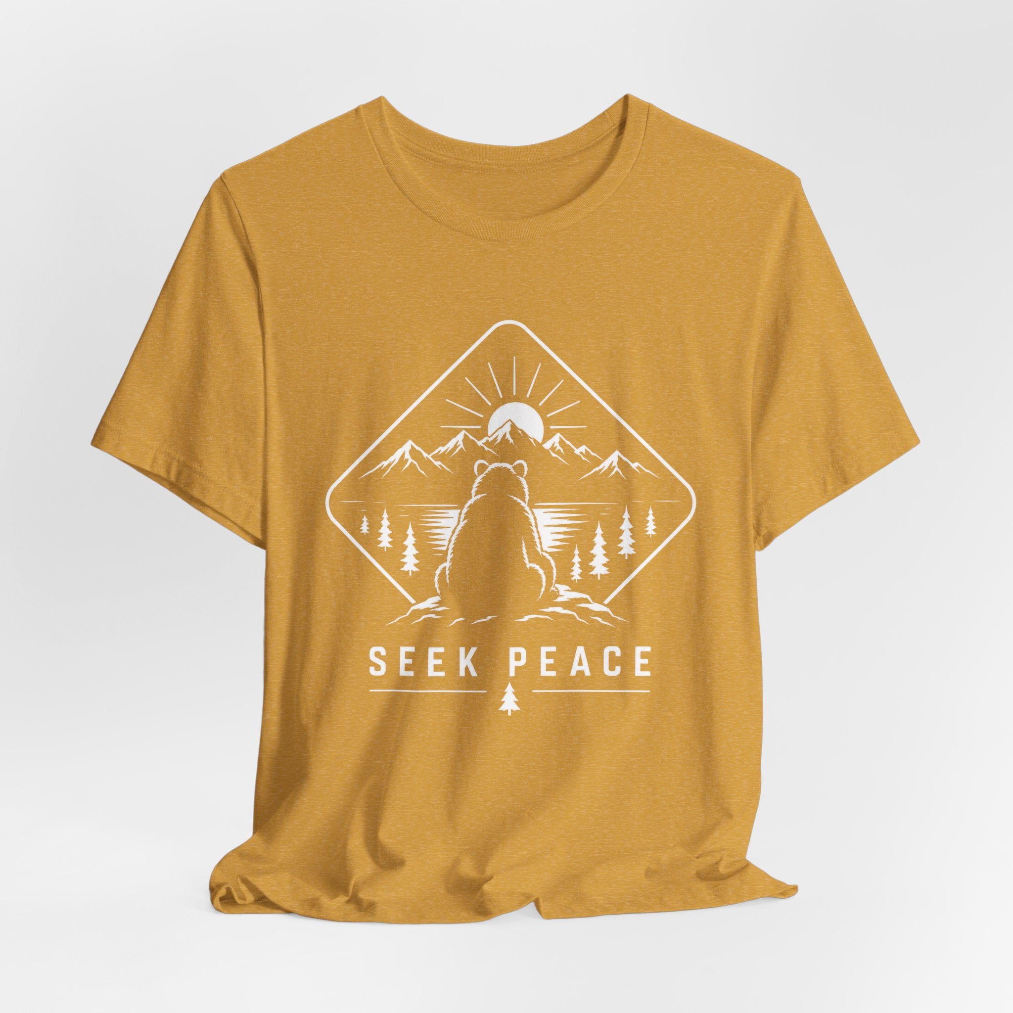 Seek Peace - Bear Wilderness Tee