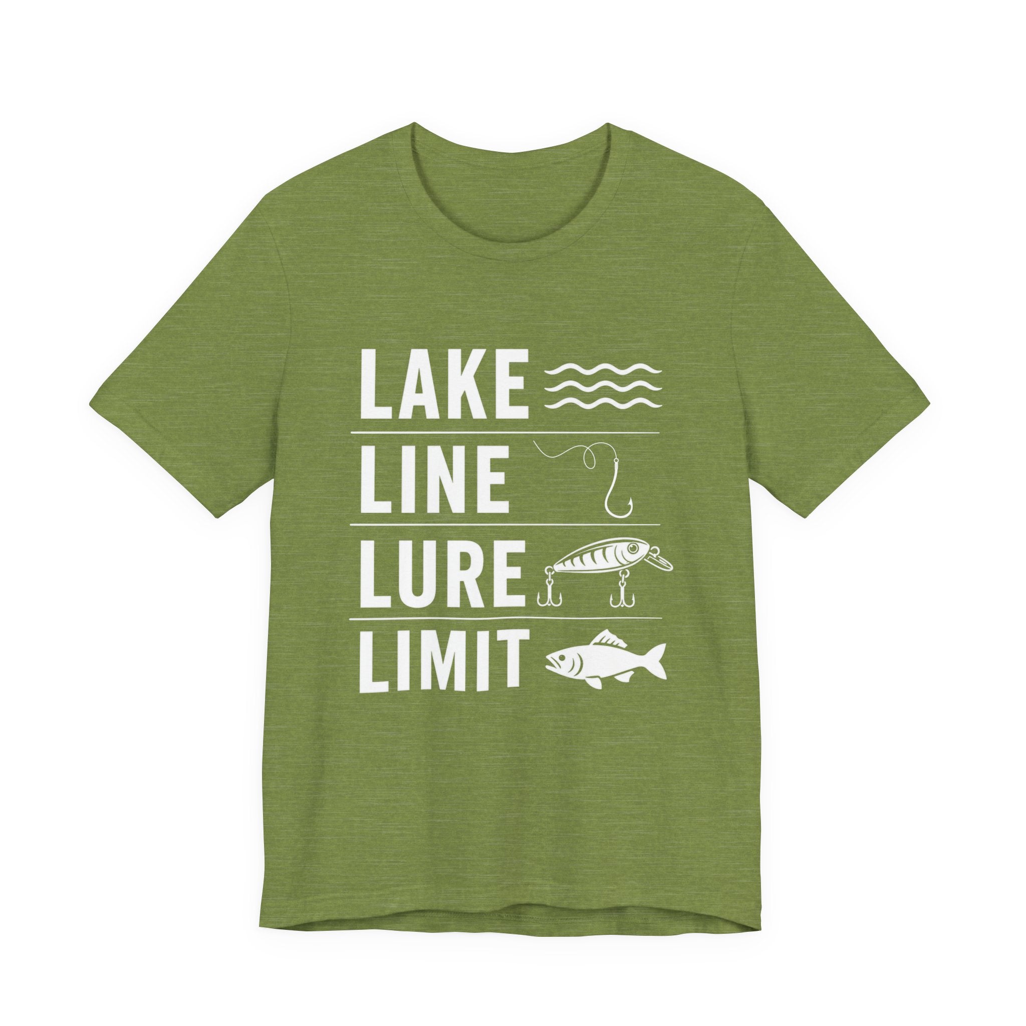 Lake Line Lure Limit - Graphic Fishing T-Shirt