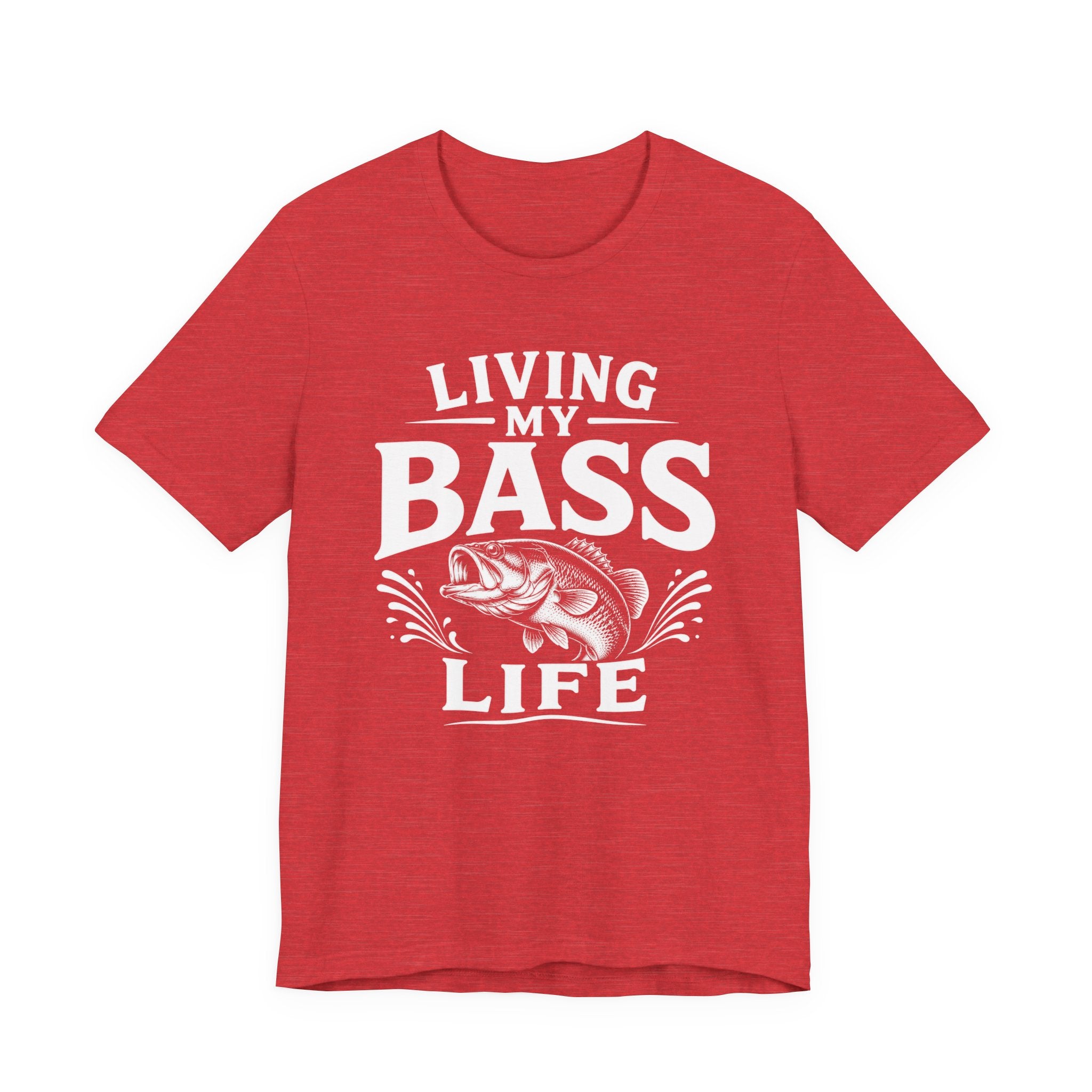 Living My Bass Life Fishing Graphic Tee