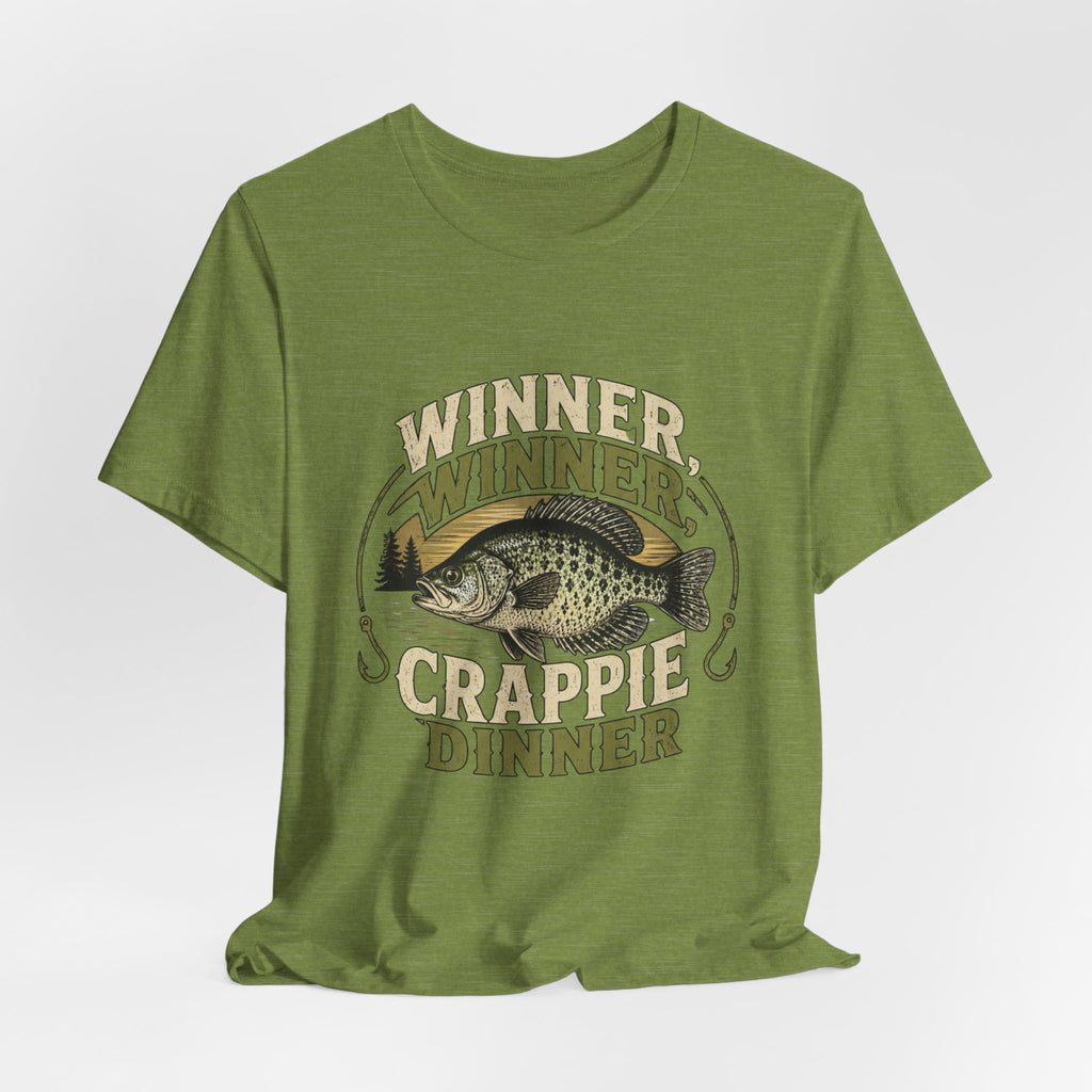 Winner Winner Crappie Dinner | Funny Crappie Fishing T-Shirt