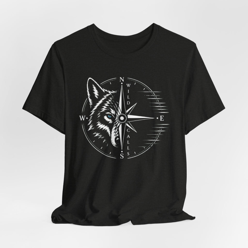 Wild Calls Wolf | Vintage Wilderness Adventure T-Shirt