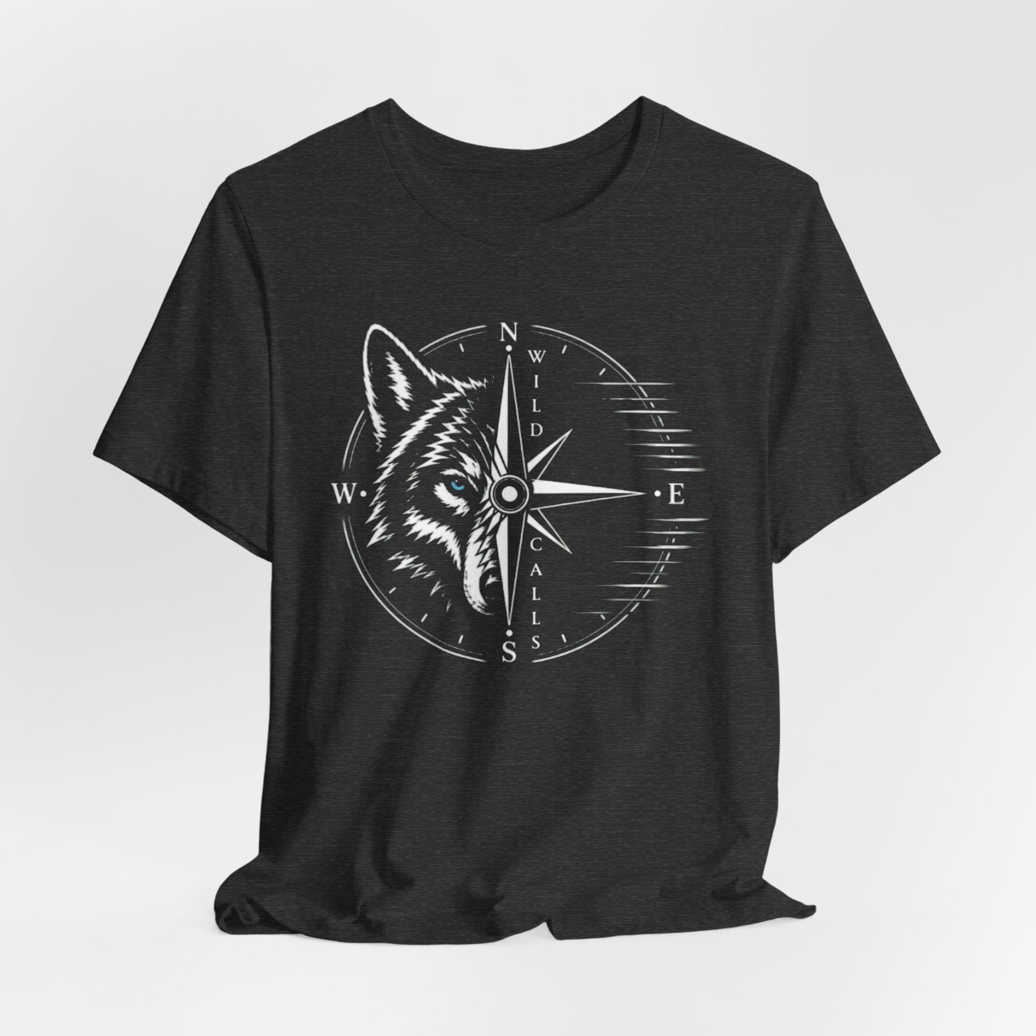 Wild Calls Wolf | Vintage Wilderness Adventure T-Shirt