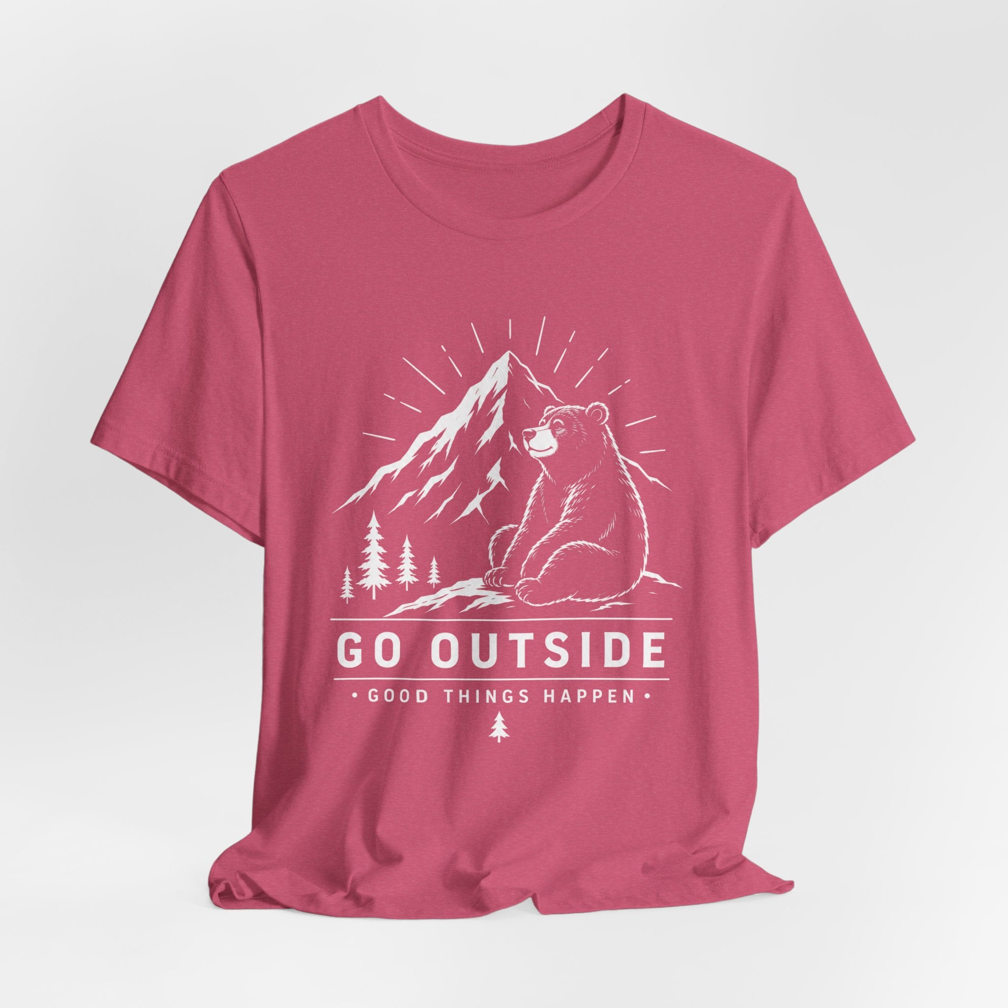 Go Outside, Good Things Happen | Bear Adventure Tee