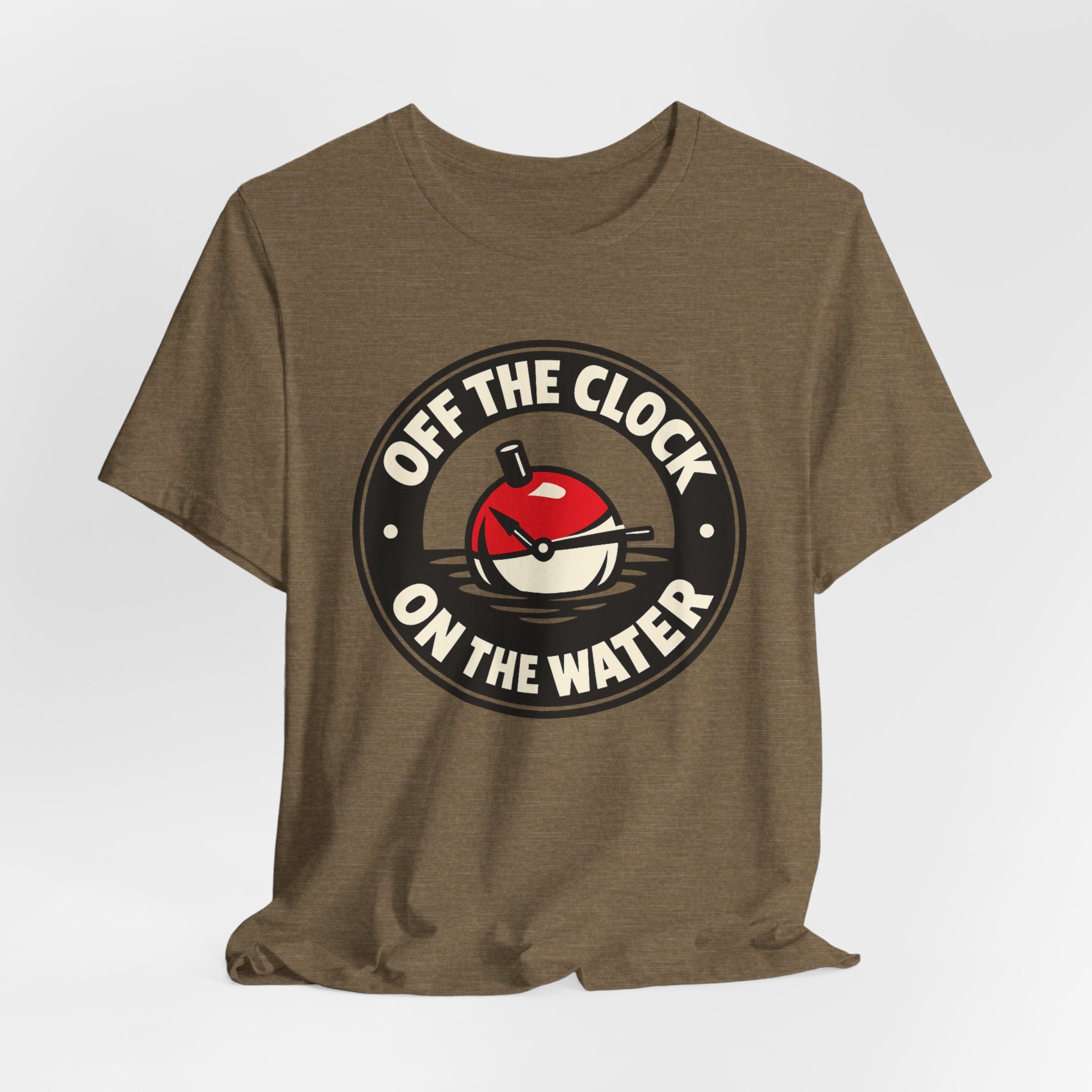 Off the Clock, On the Water | Fishing Graphic T-Shirt