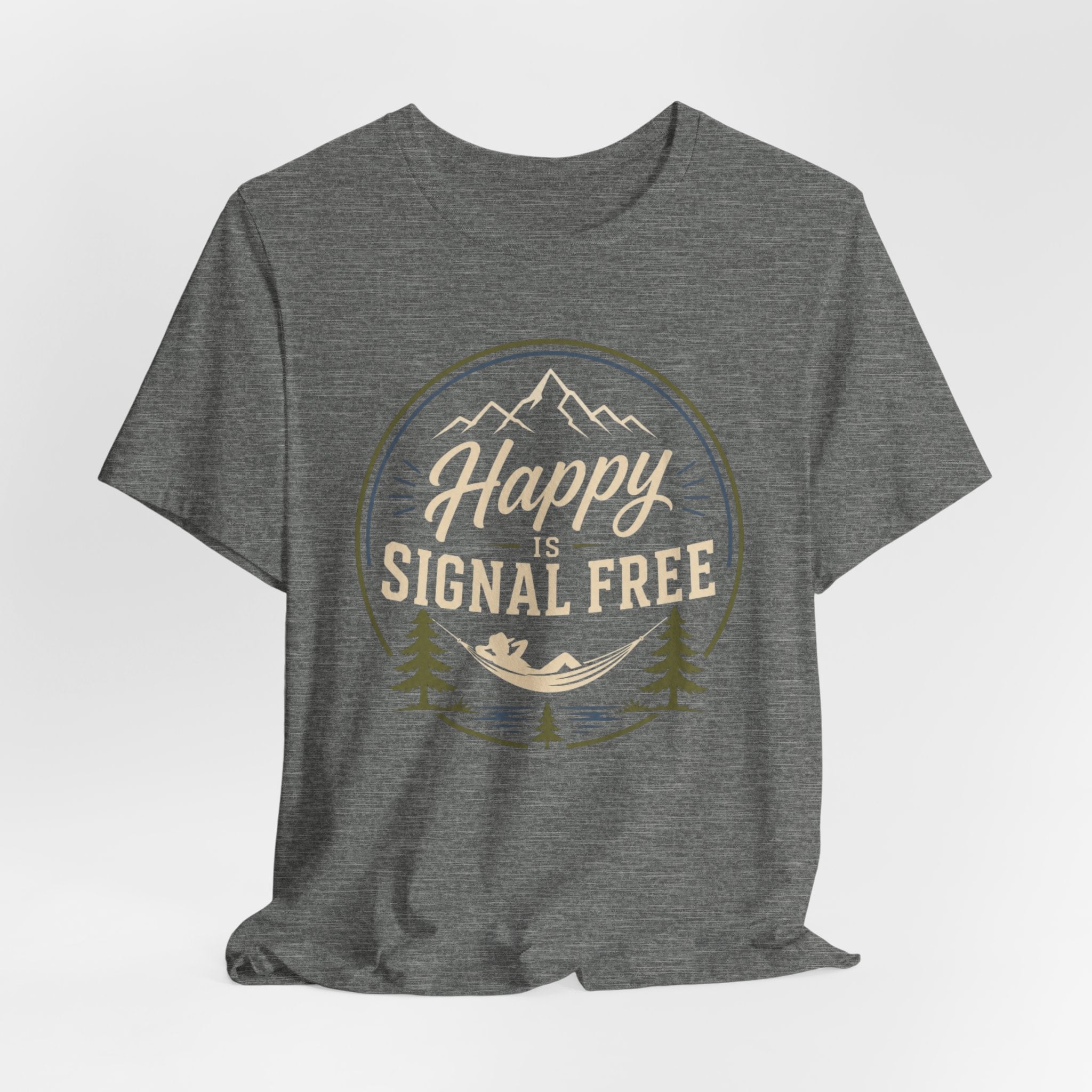 Happy Is Signal Free | Outdoor Adventure Tee