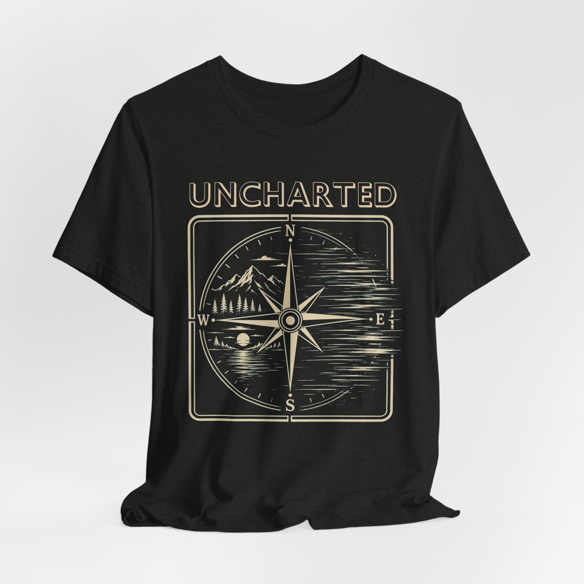 Uncharted | Vintage Compass Outdoor Adventure T-Shirt