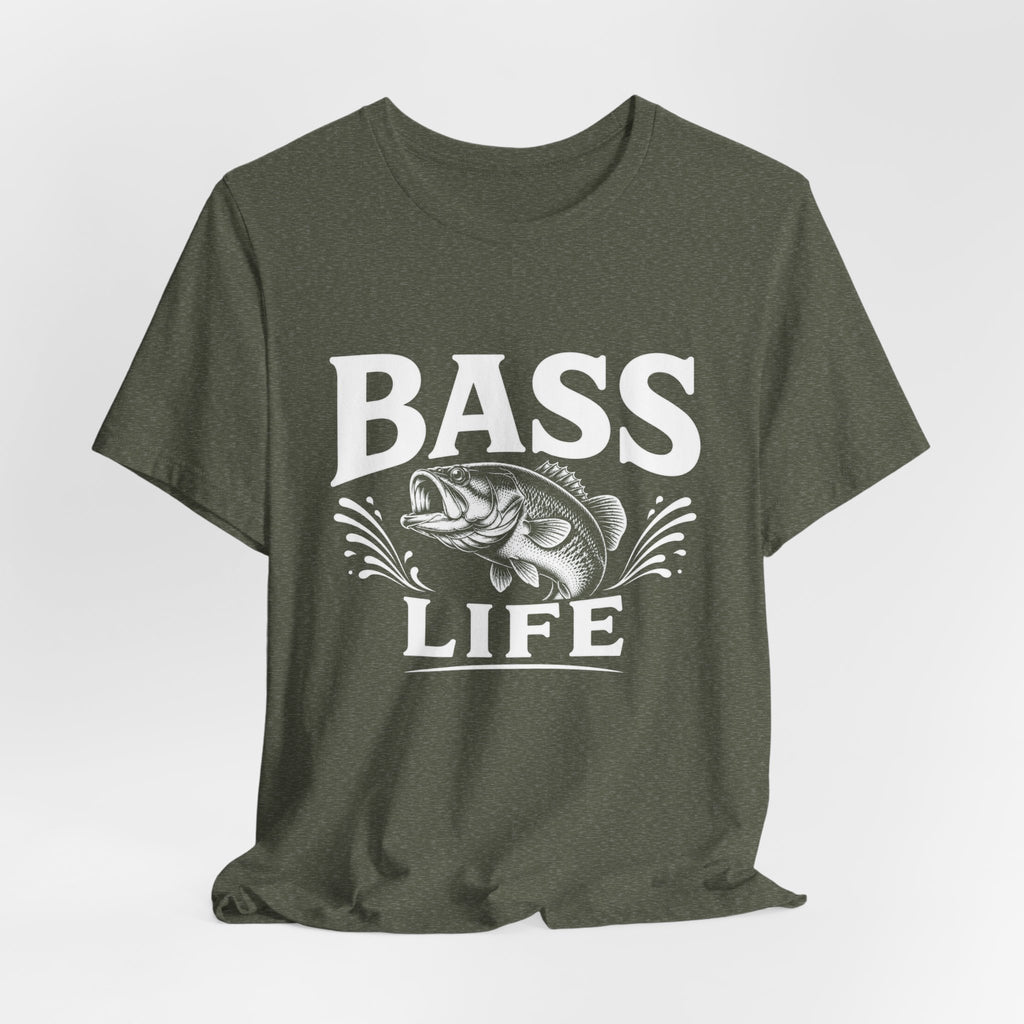 Bass Life – Fishing Graphic T-Shirt