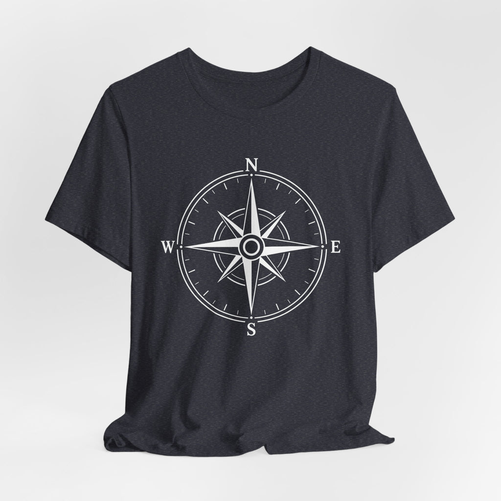 Classic Compass Rose | Minimalist Outdoor Adventure T-Shirt