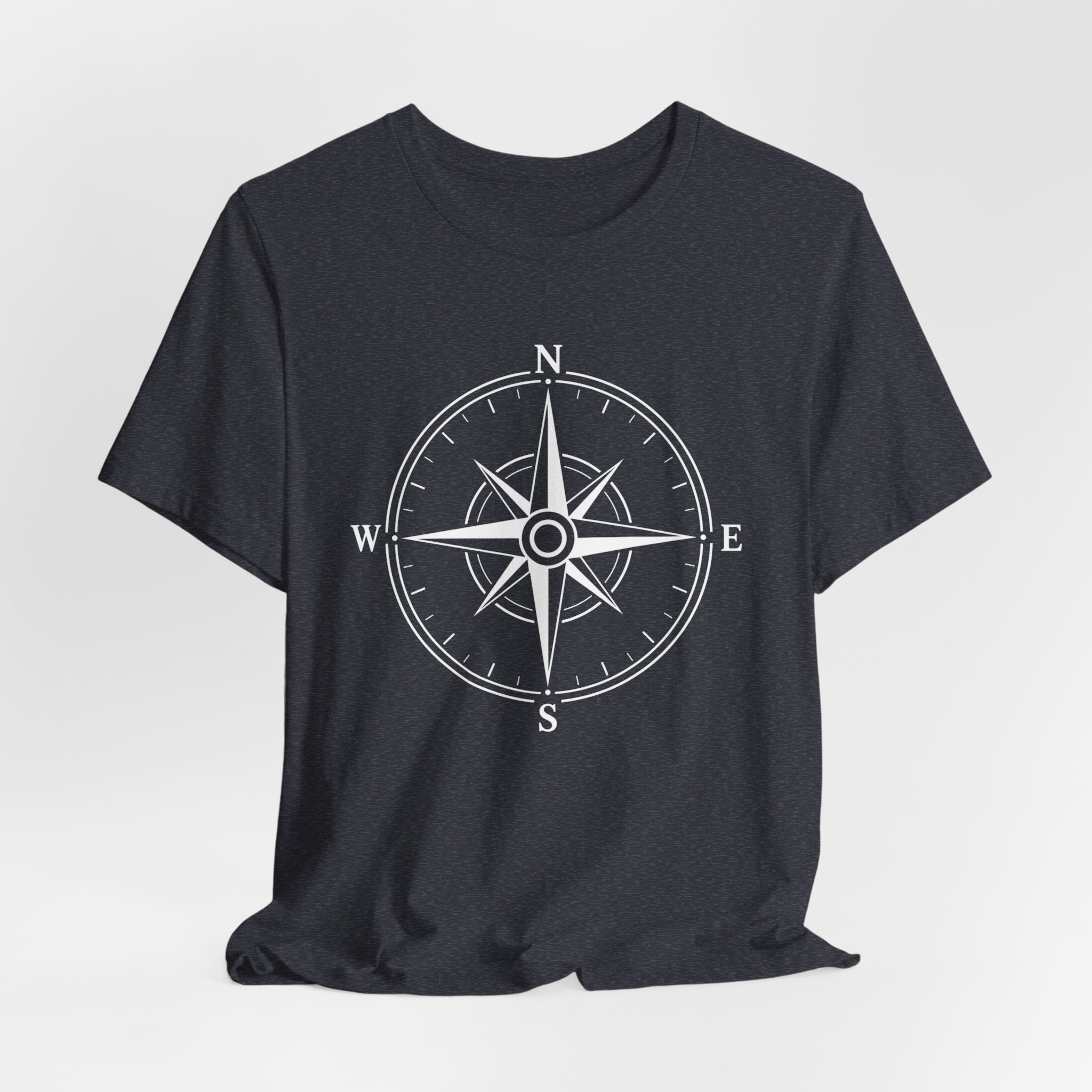 Classic Compass Rose | Minimalist Outdoor Adventure T-Shirt