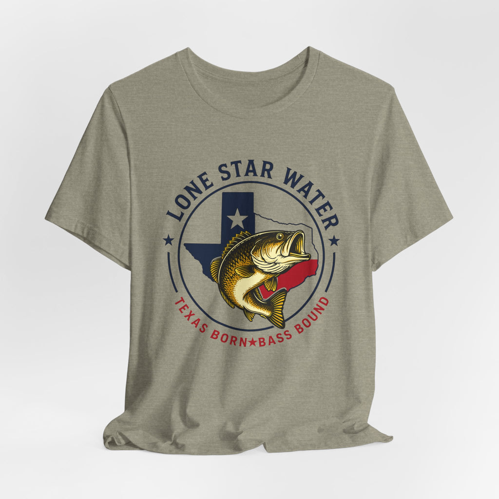 Texas Born, Bass Bound - Graphic Fishing Tshirt