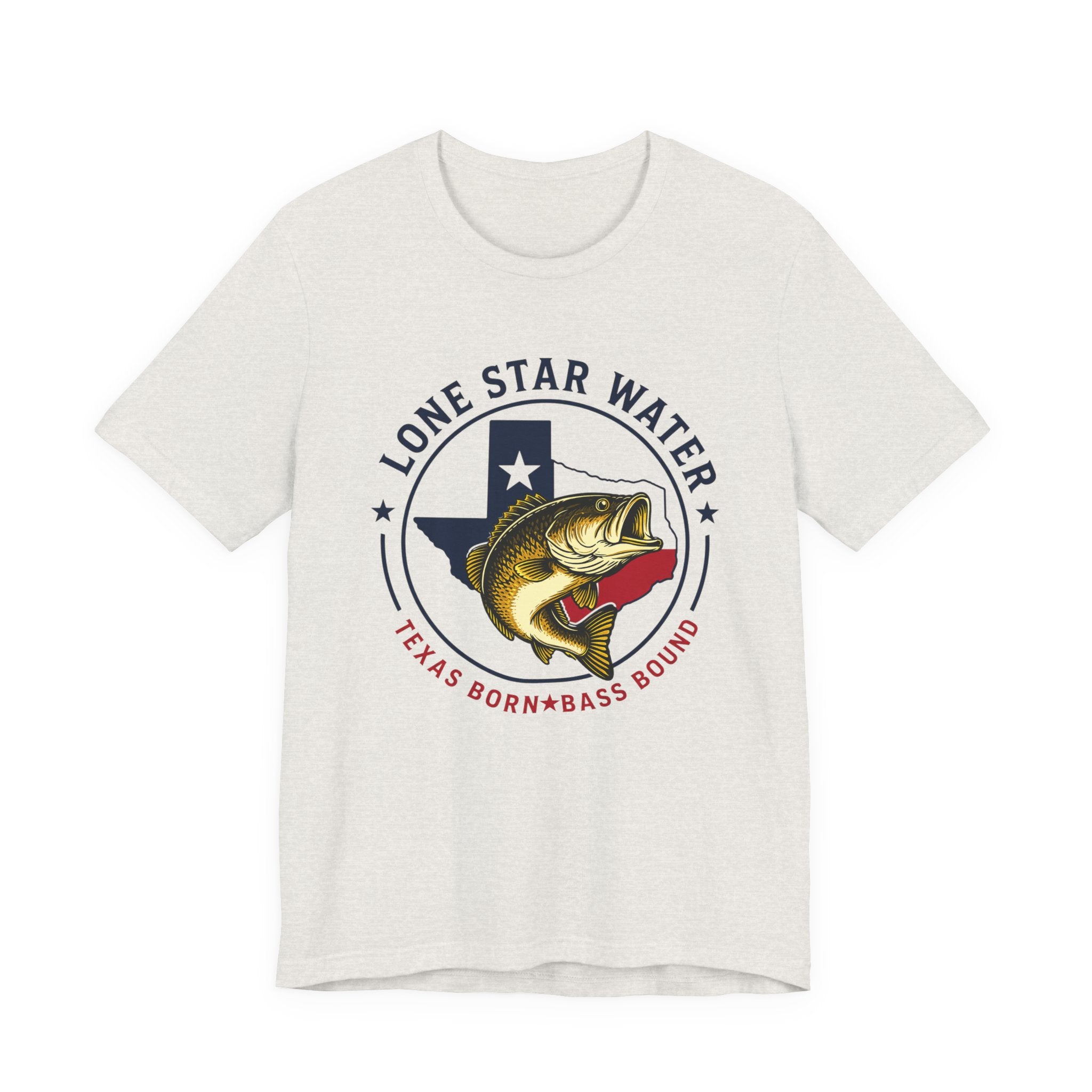 Texas Born, Bass Bound - Graphic Fishing Tshirt