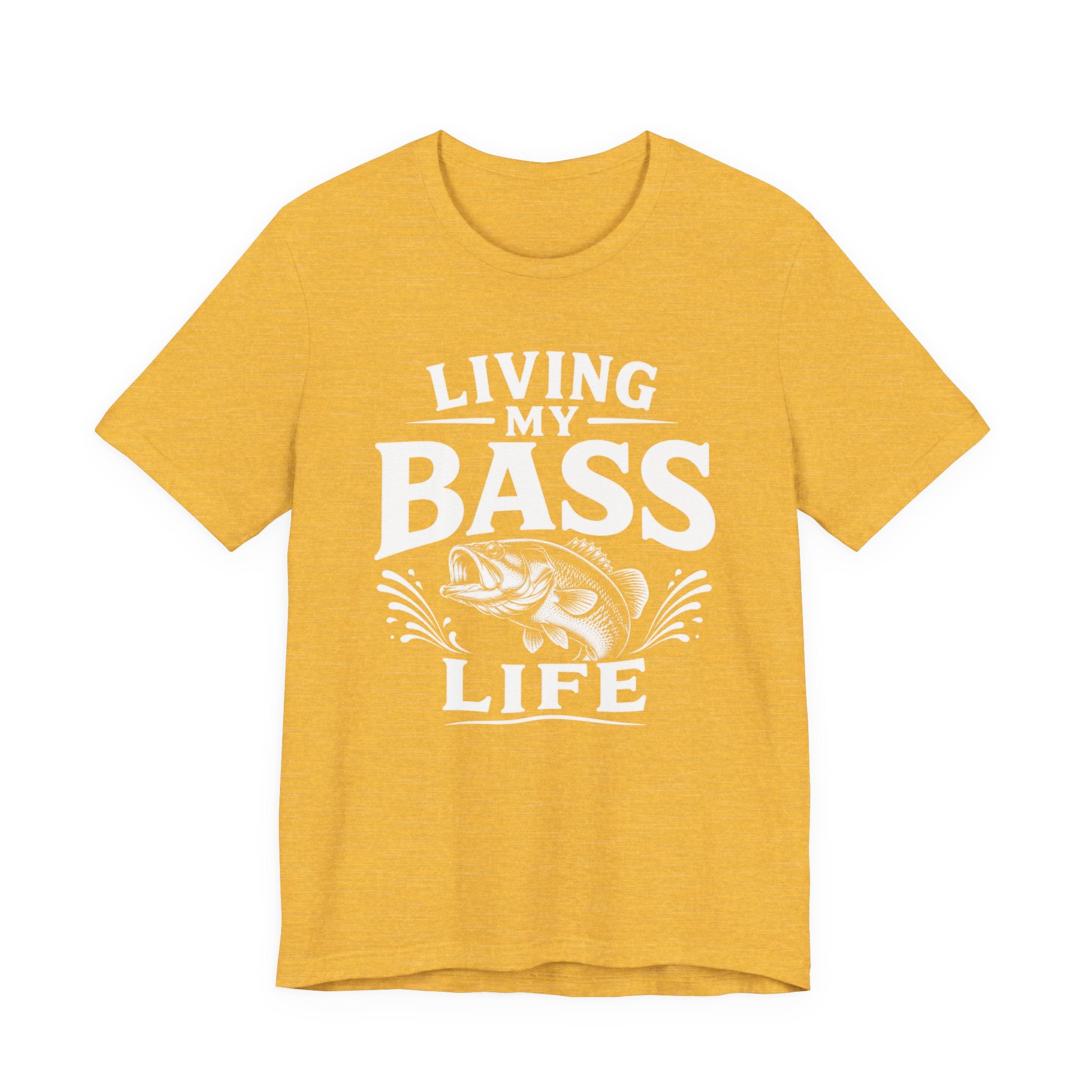 Living My Bass Life Fishing Graphic Tee