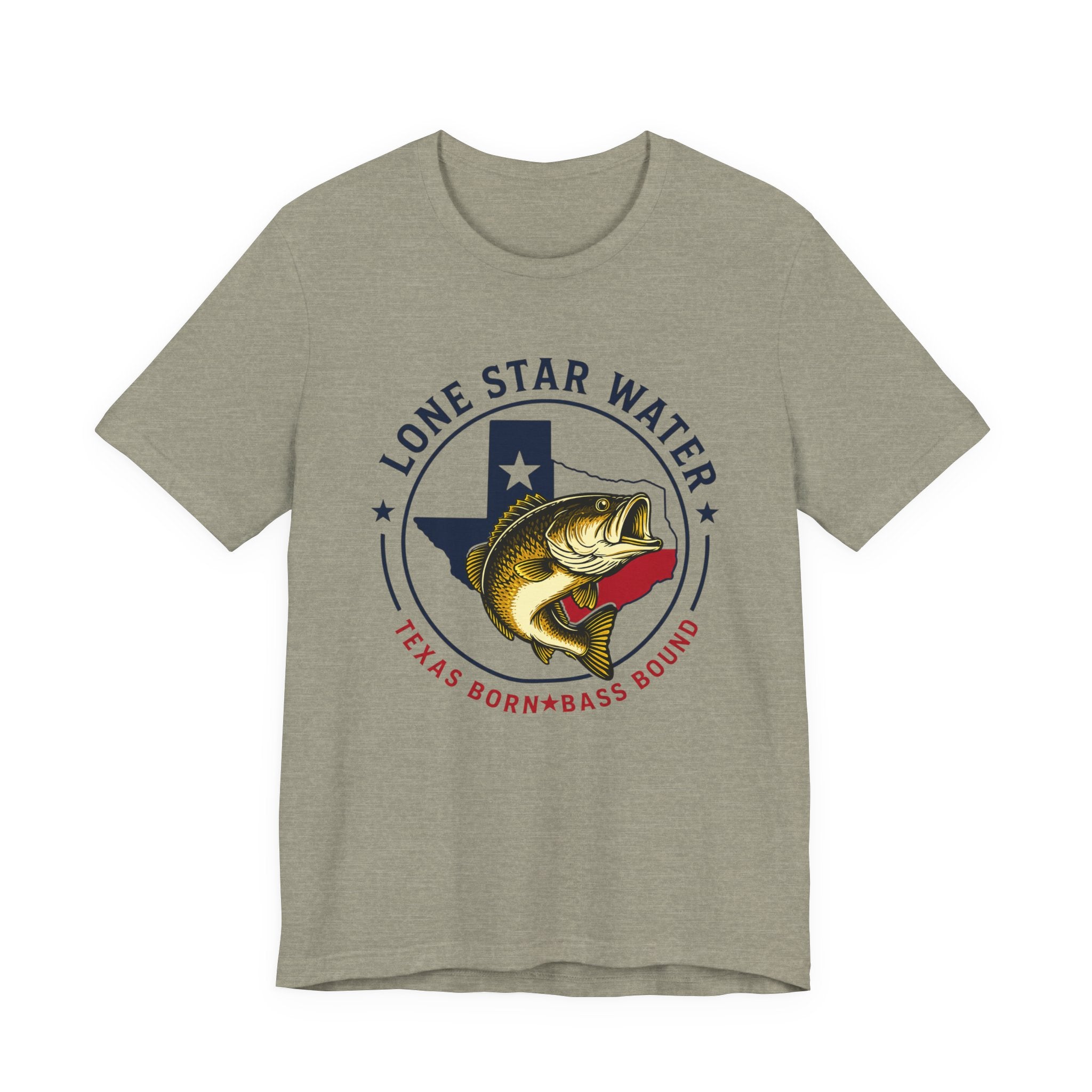 Texas Born, Bass Bound - Graphic Fishing Tshirt