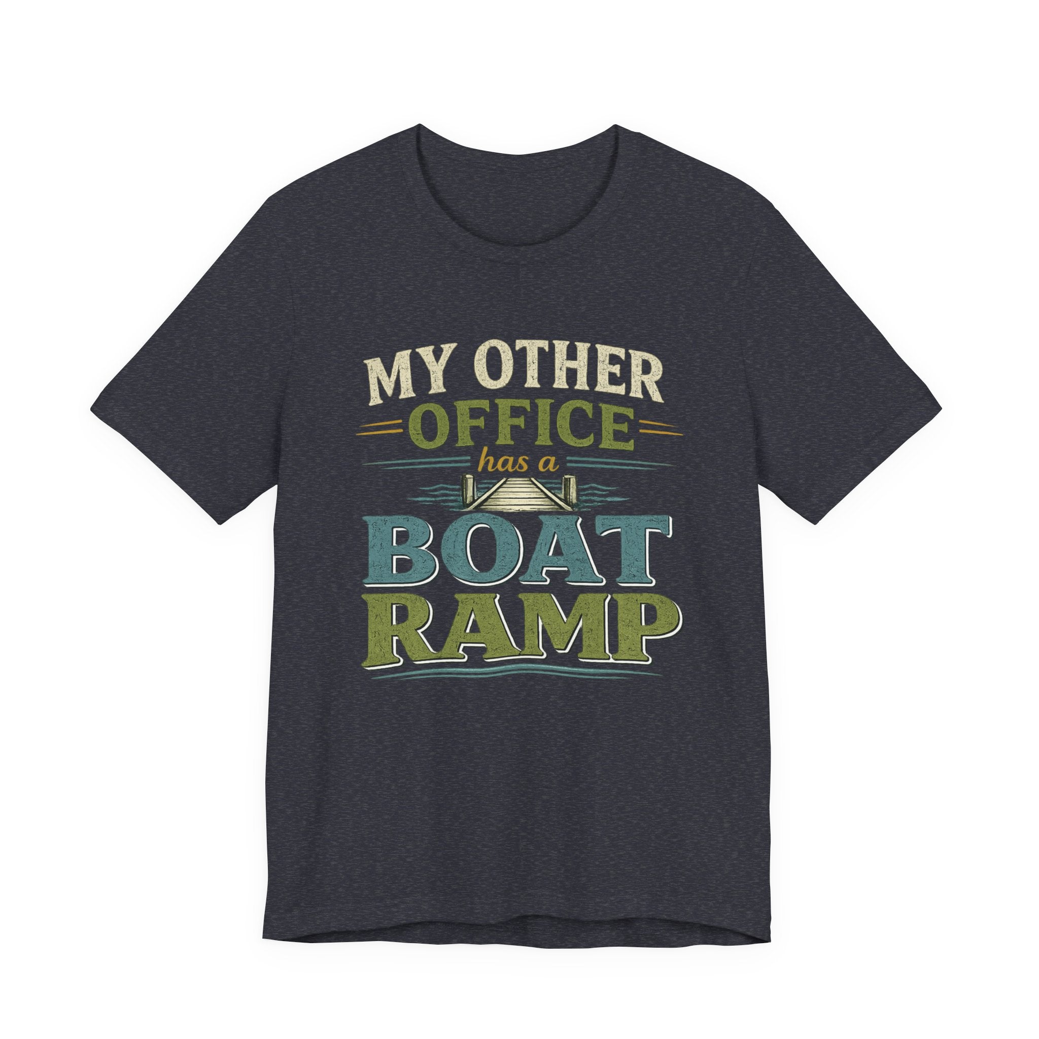 My Other Office Has a Boat Ramp – Fishing Graphic T-Shirt