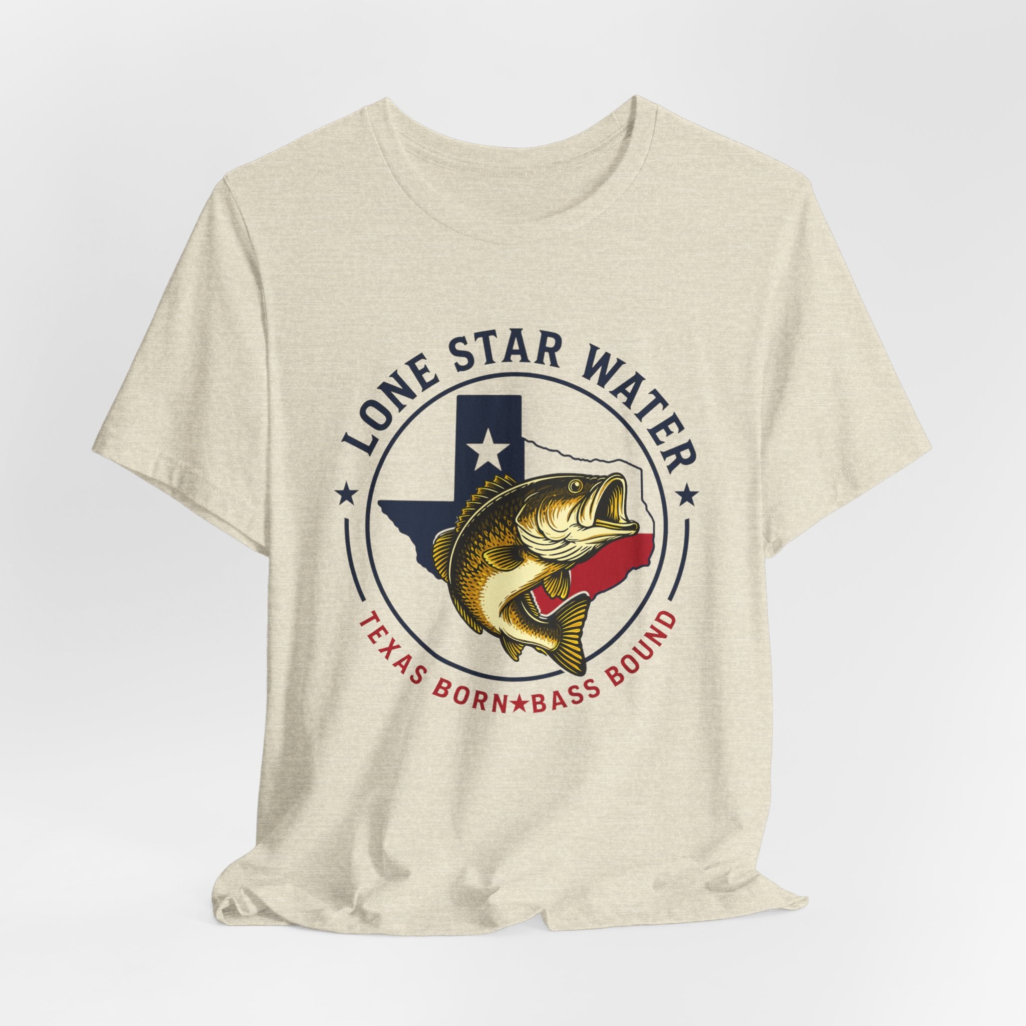 Texas Born, Bass Bound - Graphic Fishing Tshirt