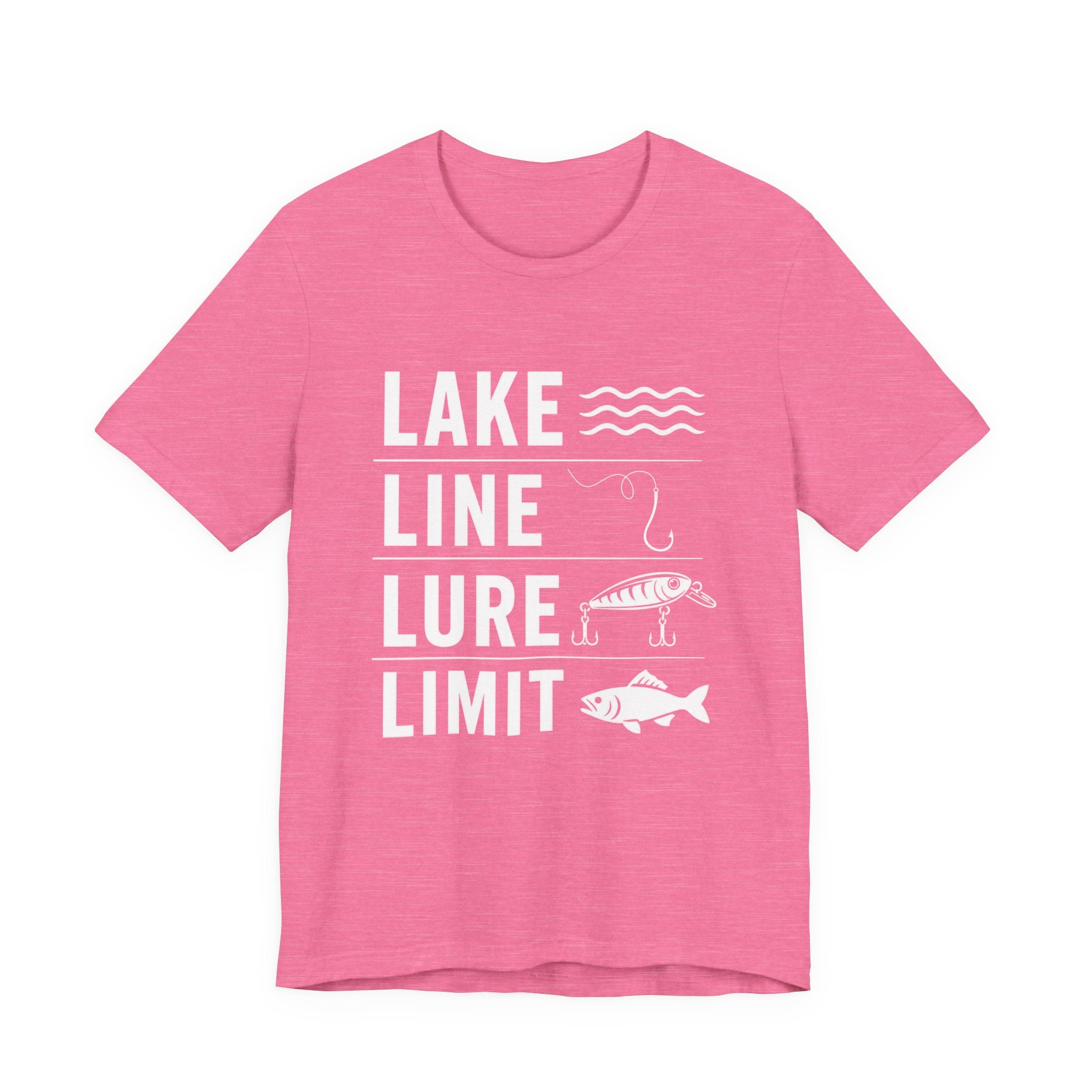 Lake Line Lure Limit - Graphic Fishing T-Shirt