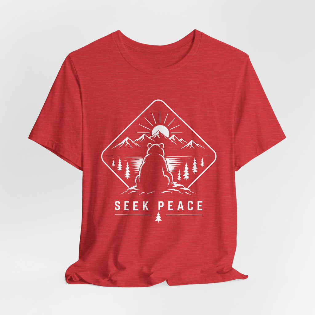 Seek Peace - Bear Wilderness Tee