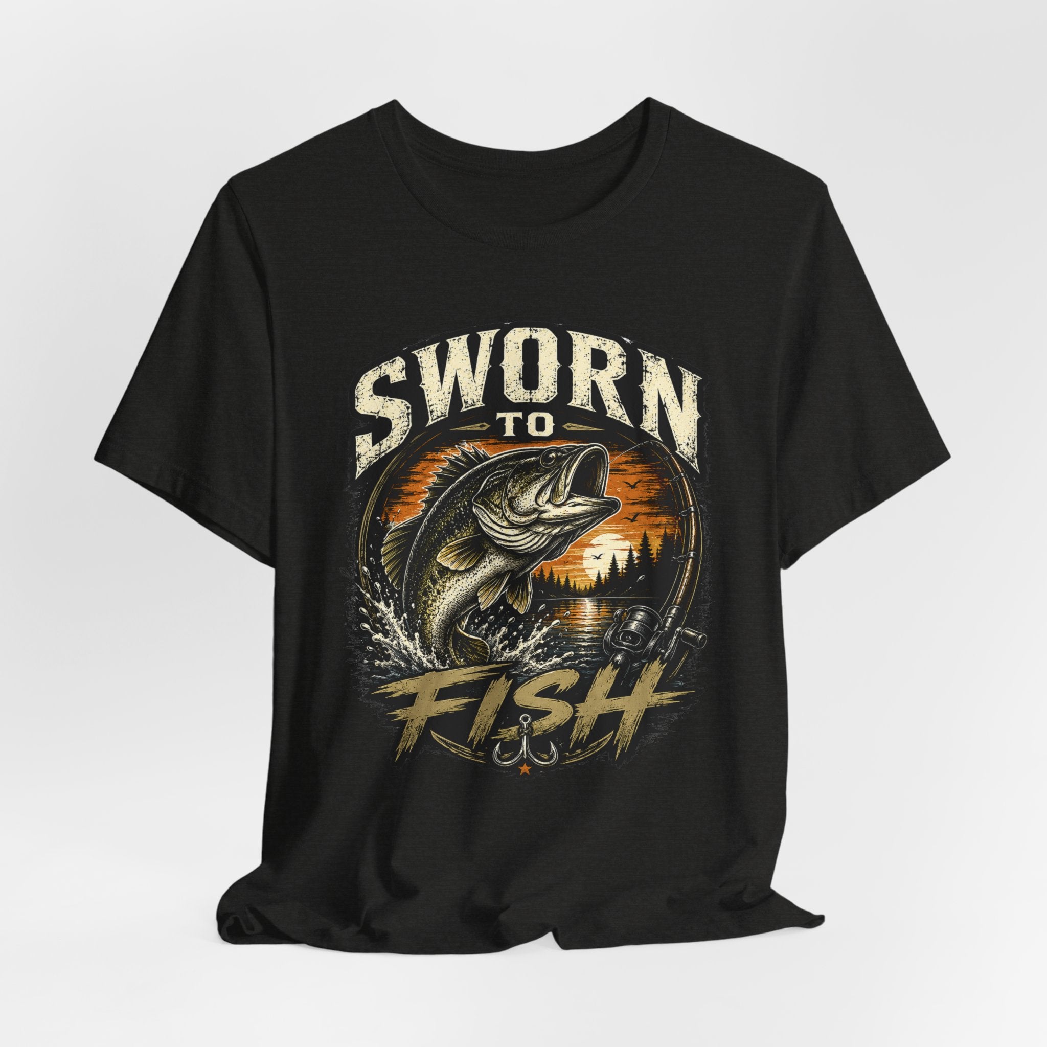 Sworn to Fish – Fishing Graphic T-Shirt