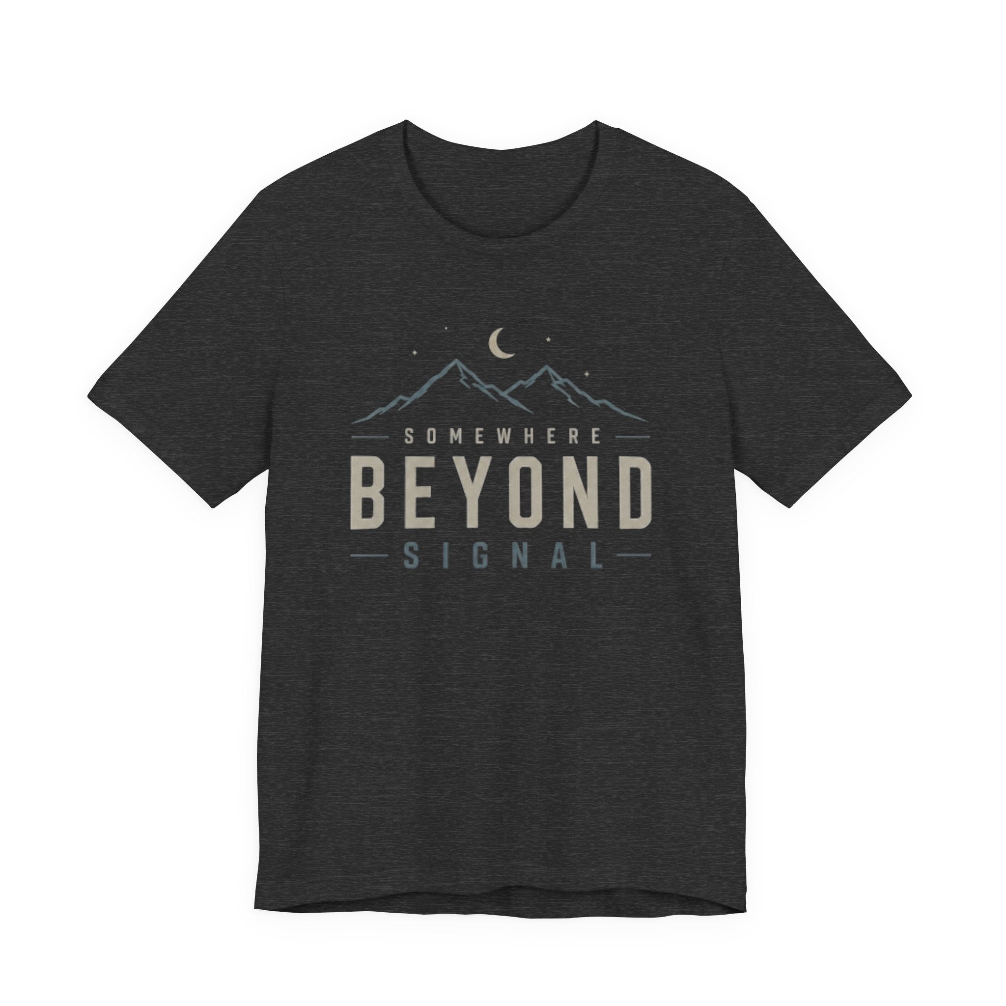 Somewhere Beyond Signal - Mountain Adventure Graphic T-Shirt