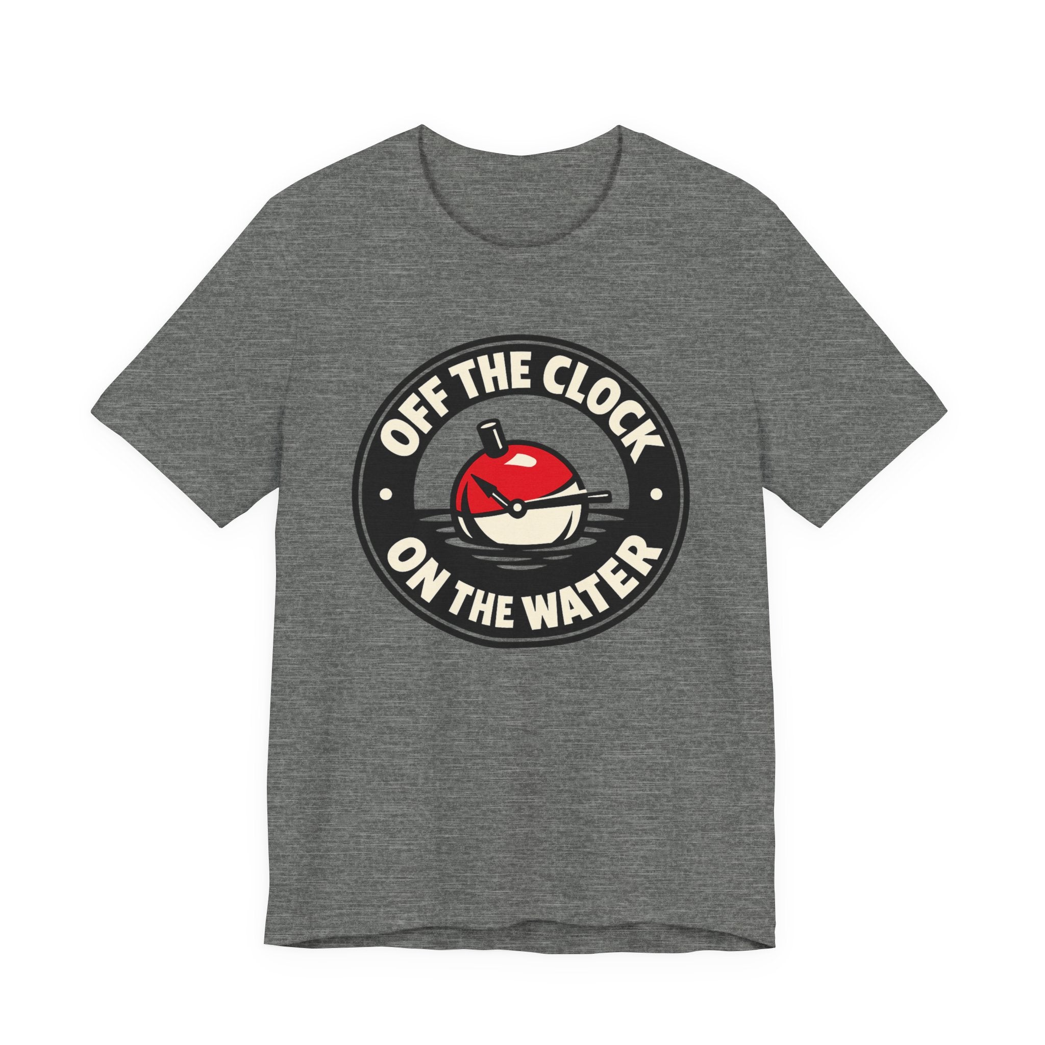 Off the Clock, On the Water | Fishing Graphic T-Shirt