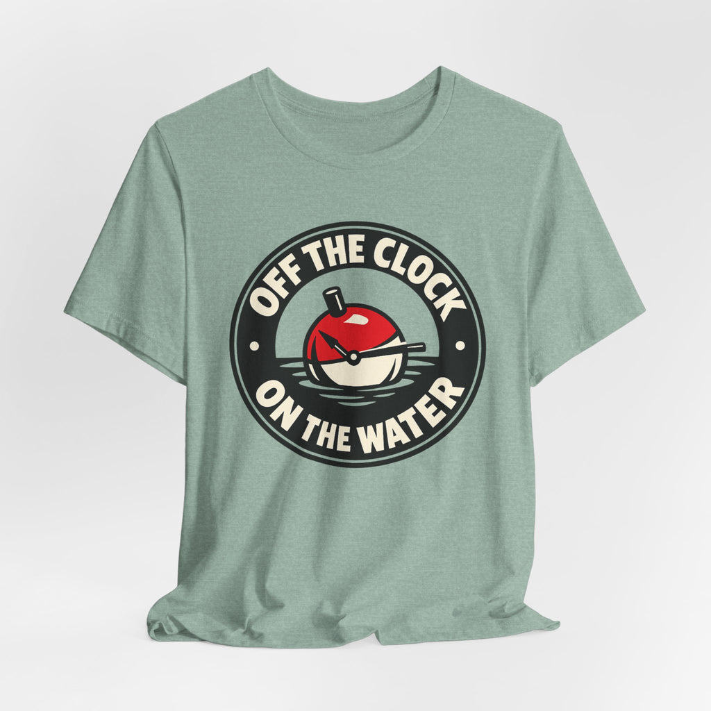 Off the Clock, On the Water | Fishing Graphic T-Shirt