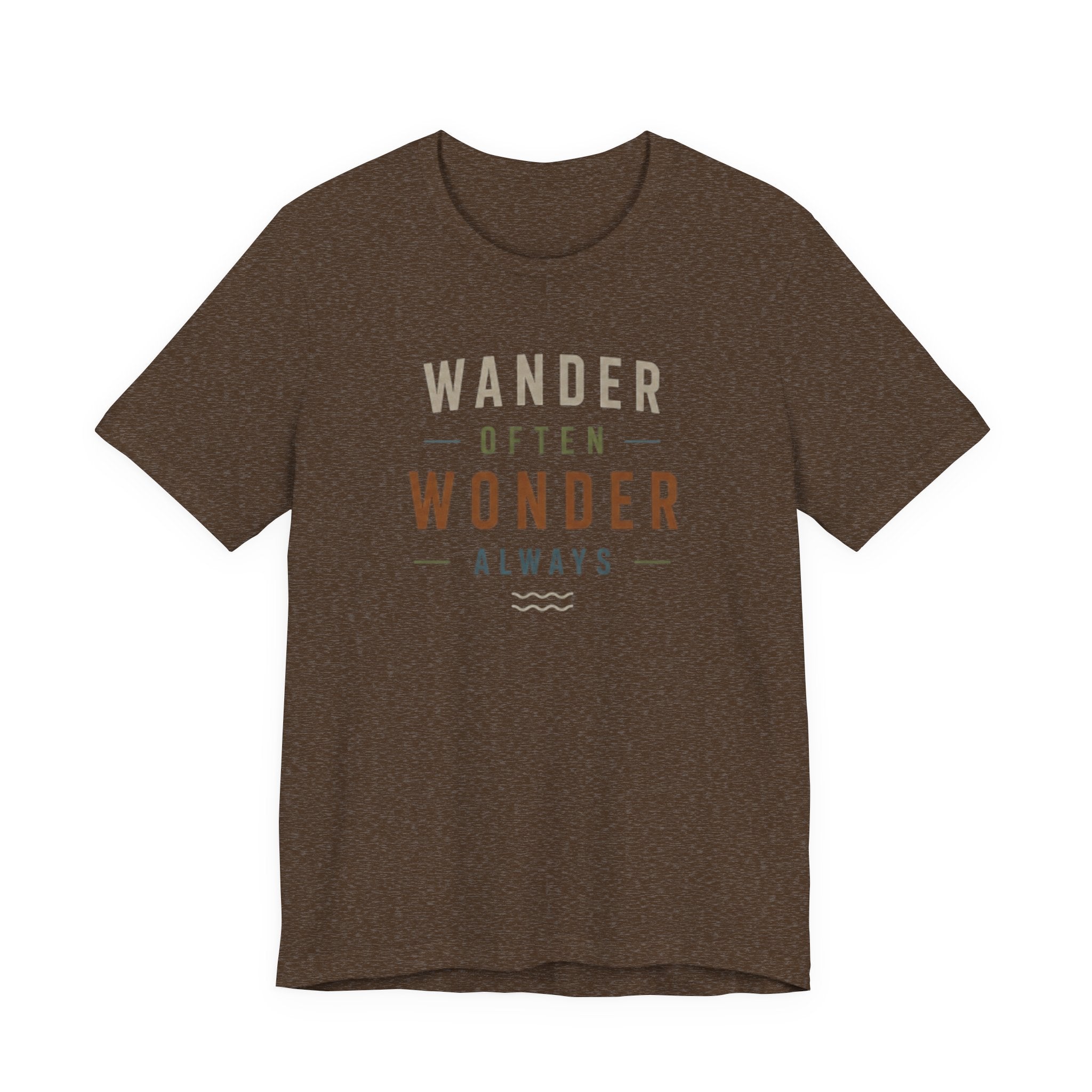Wander Often, Wonder Always - Outdoor Adventure Graphic T-Shirt