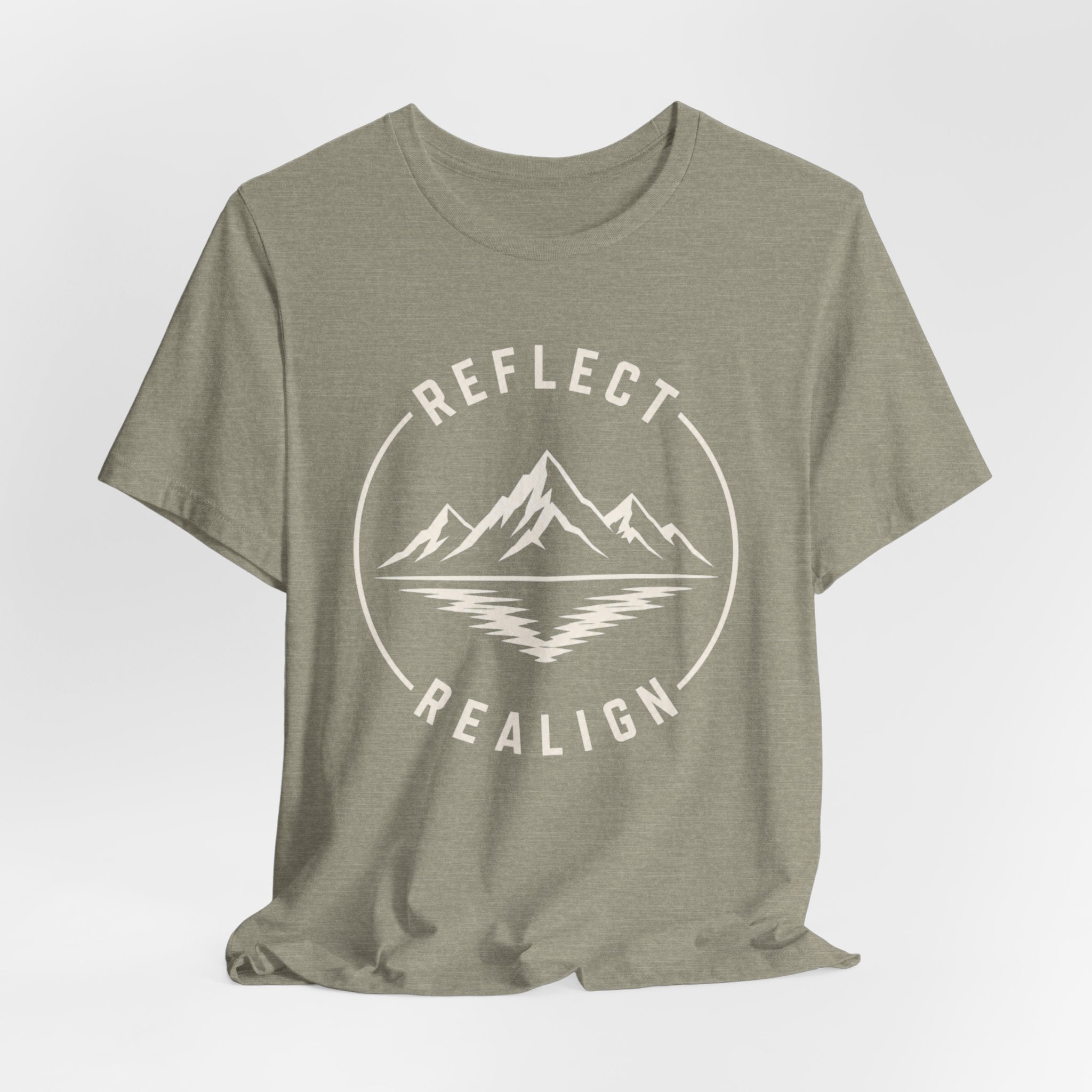 Reflect • Realign | Mountain Reflection Graphic T-Shirt