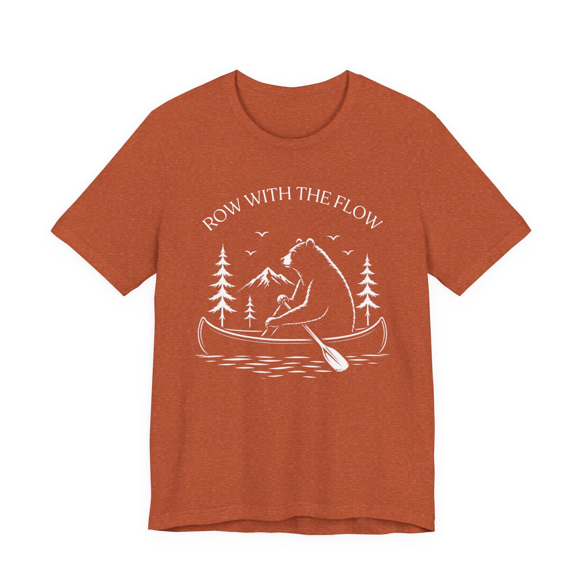 Row With The Flow - Bear Canoe Tee