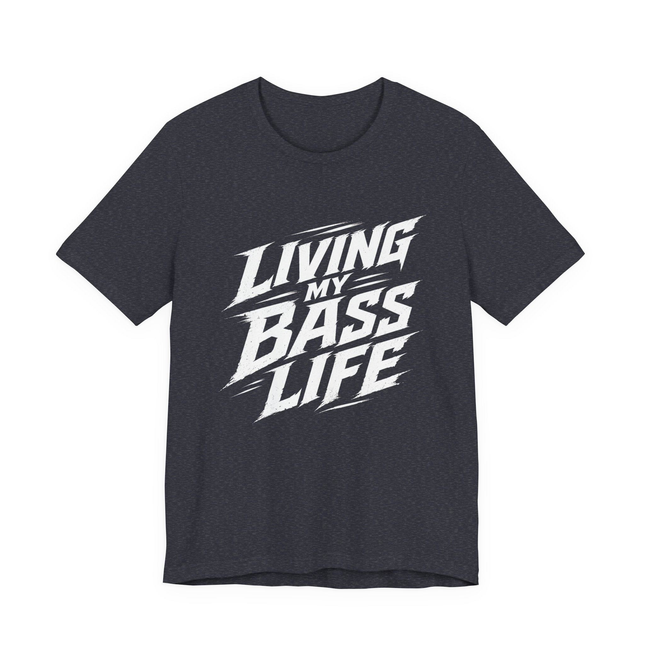 Living My Bass Life – Fishing Graphic T-Shirt