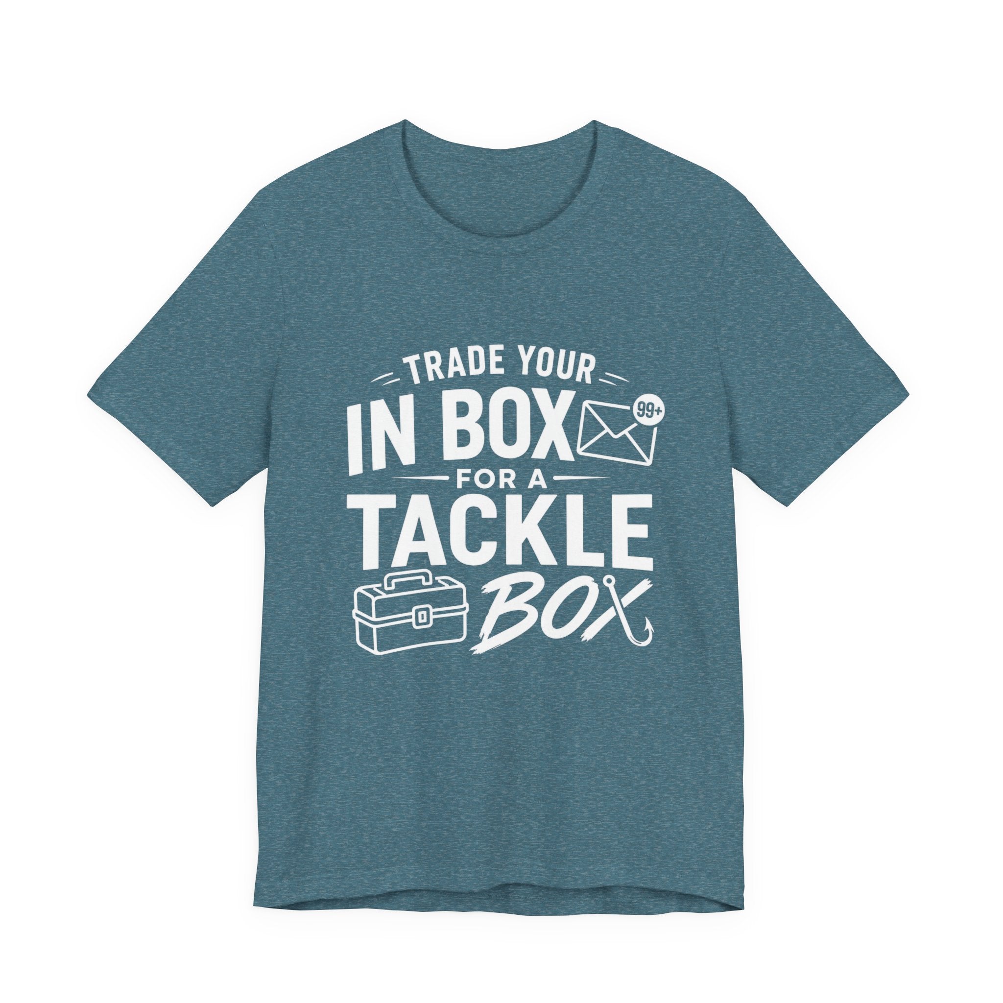 Trade Your Inbox for a Tackle Box Funny Fishing T-Shirt