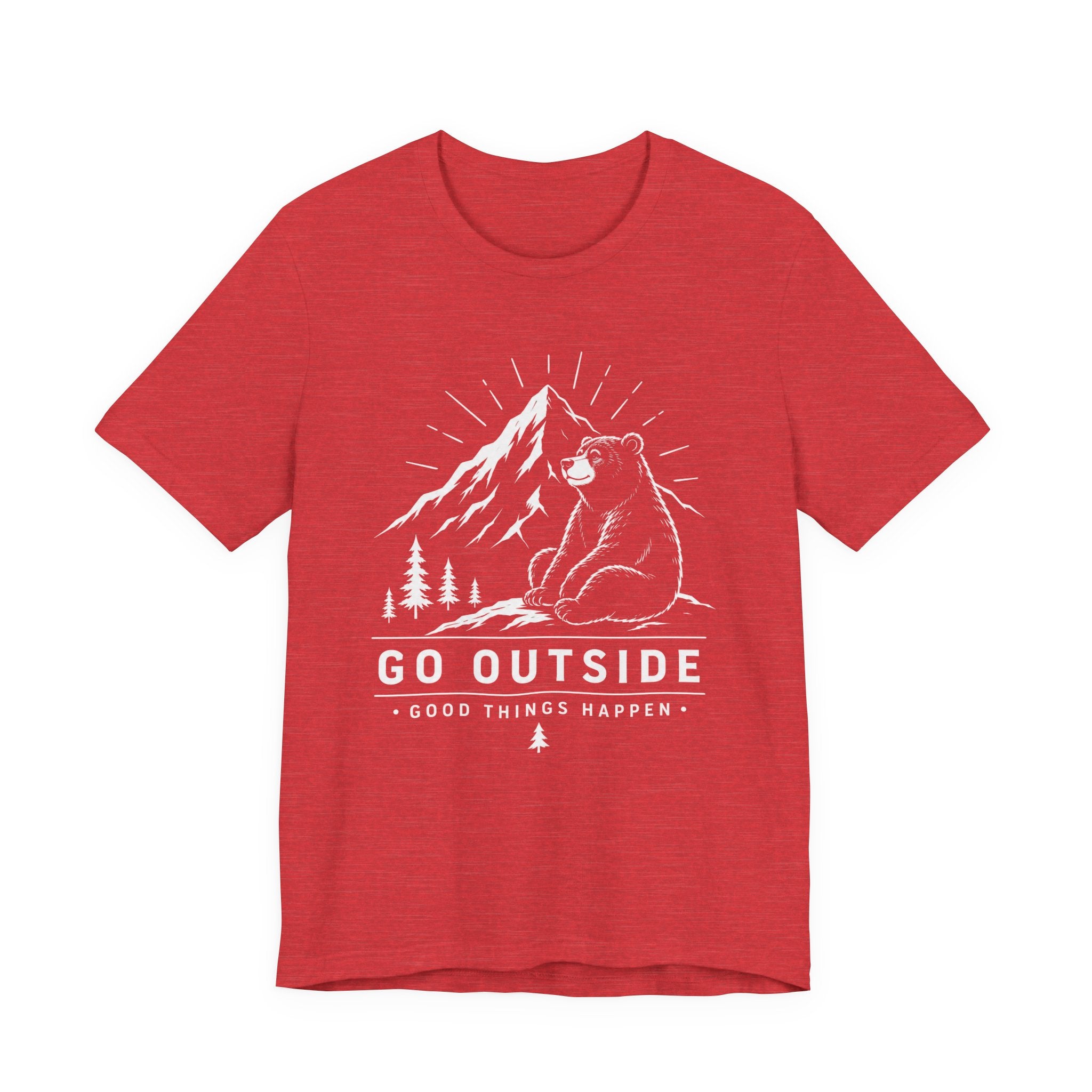 Go Outside, Good Things Happen | Bear Adventure Tee