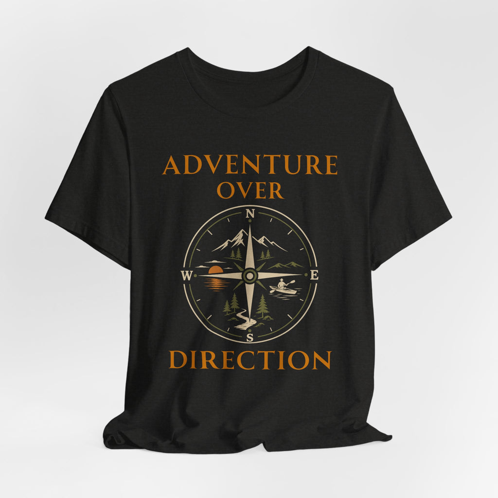 Adventure Over Direction | Outdoor Adventure T-Shirt