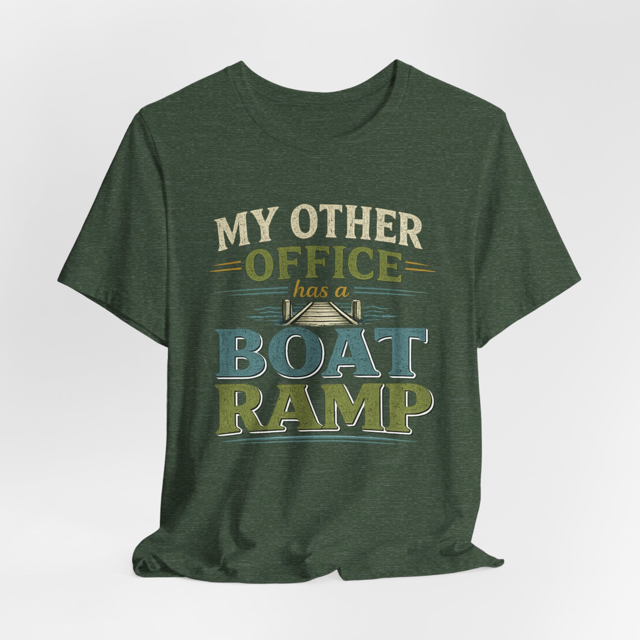 My Other Office Has a Boat Ramp – Fishing Graphic T-Shirt