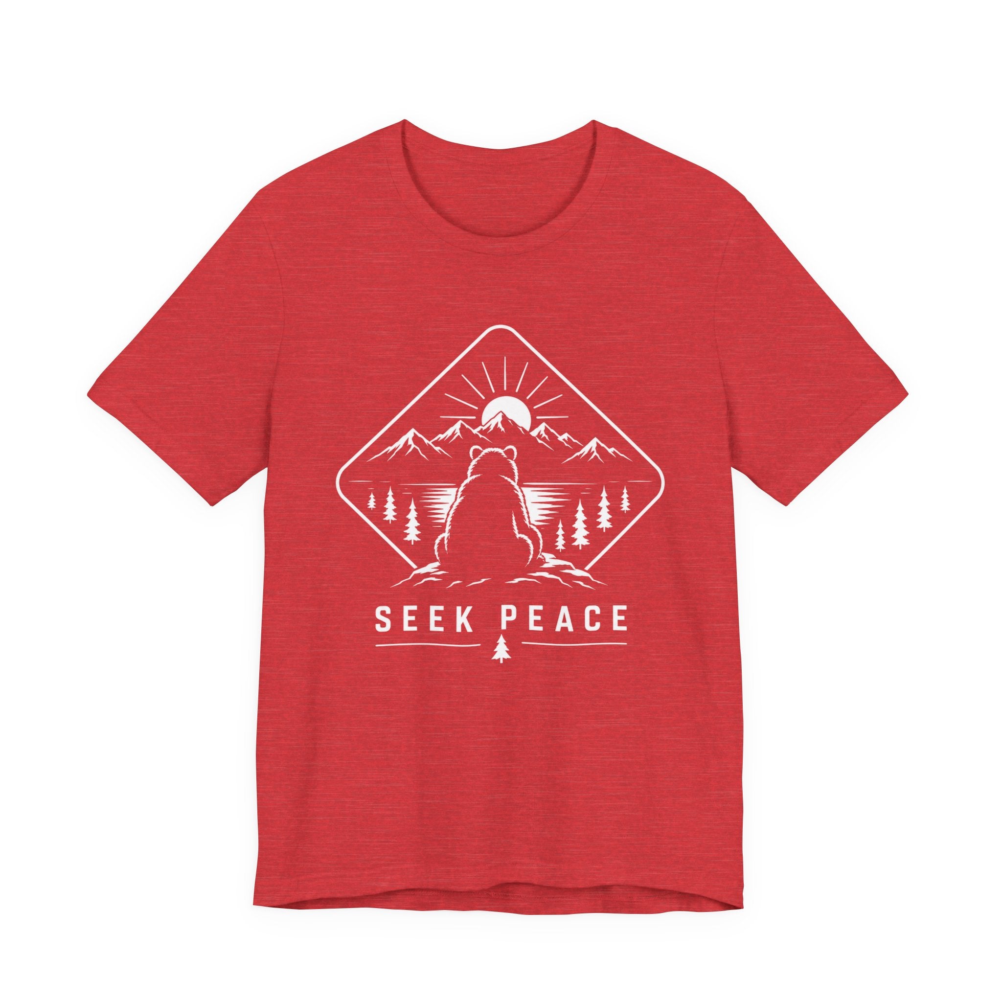 Seek Peace - Bear Wilderness Tee