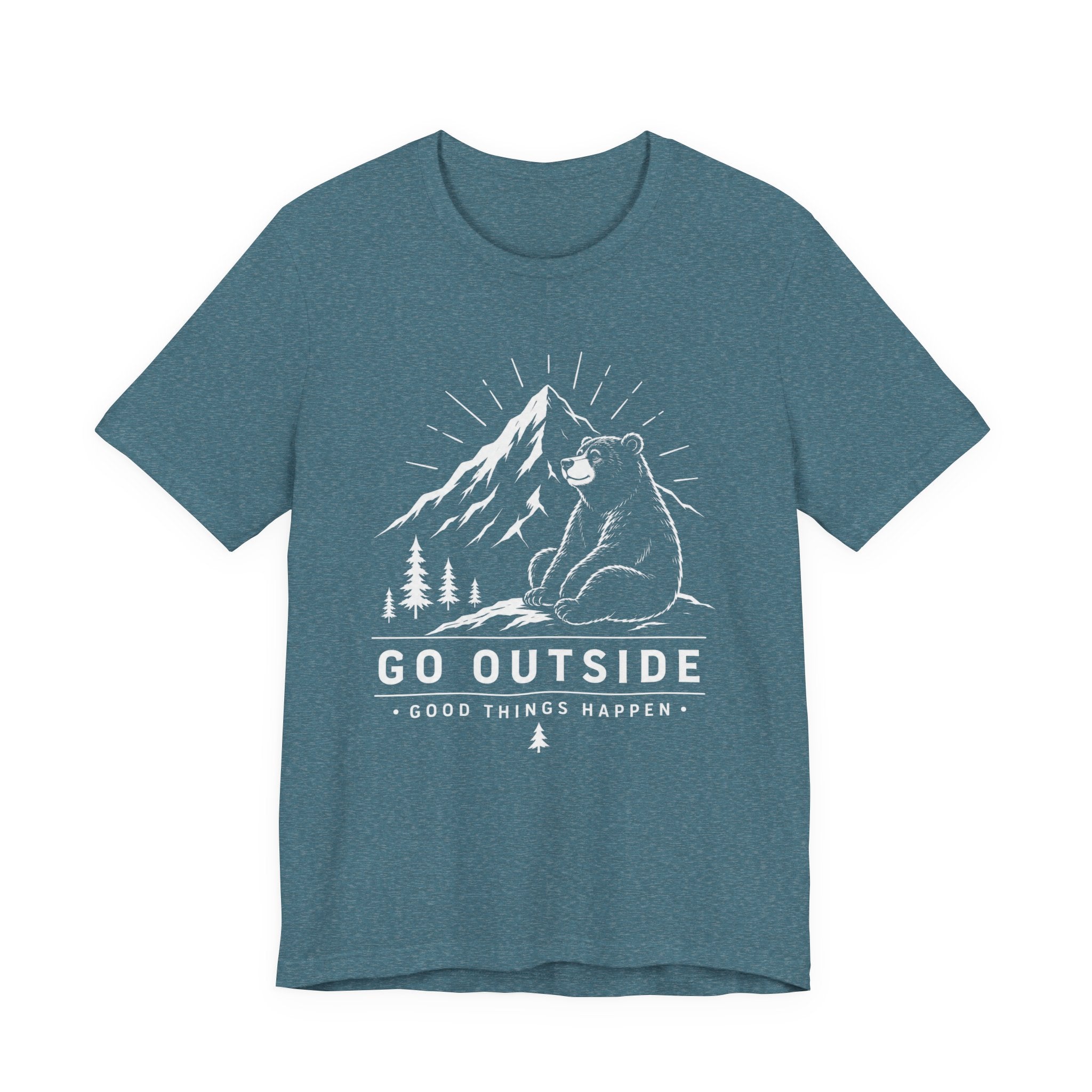 Go Outside, Good Things Happen | Bear Adventure Tee