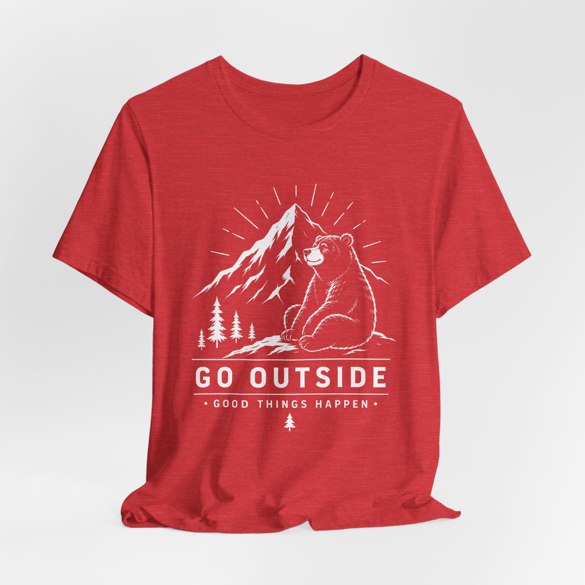 Go Outside, Good Things Happen | Bear Adventure Tee