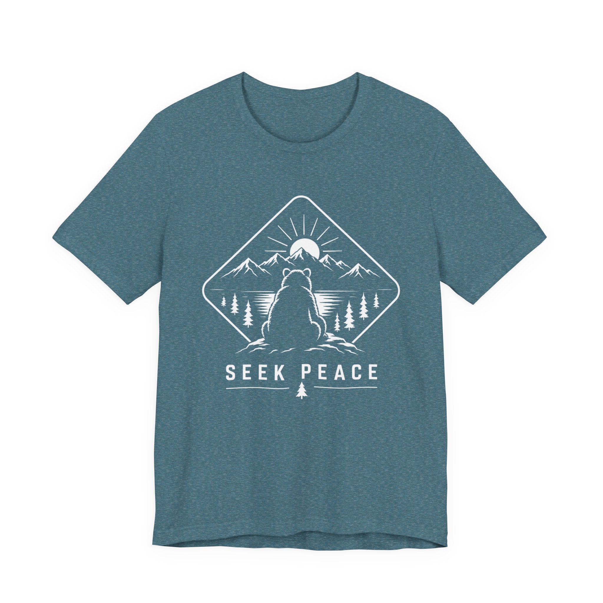 Seek Peace - Bear Wilderness Tee